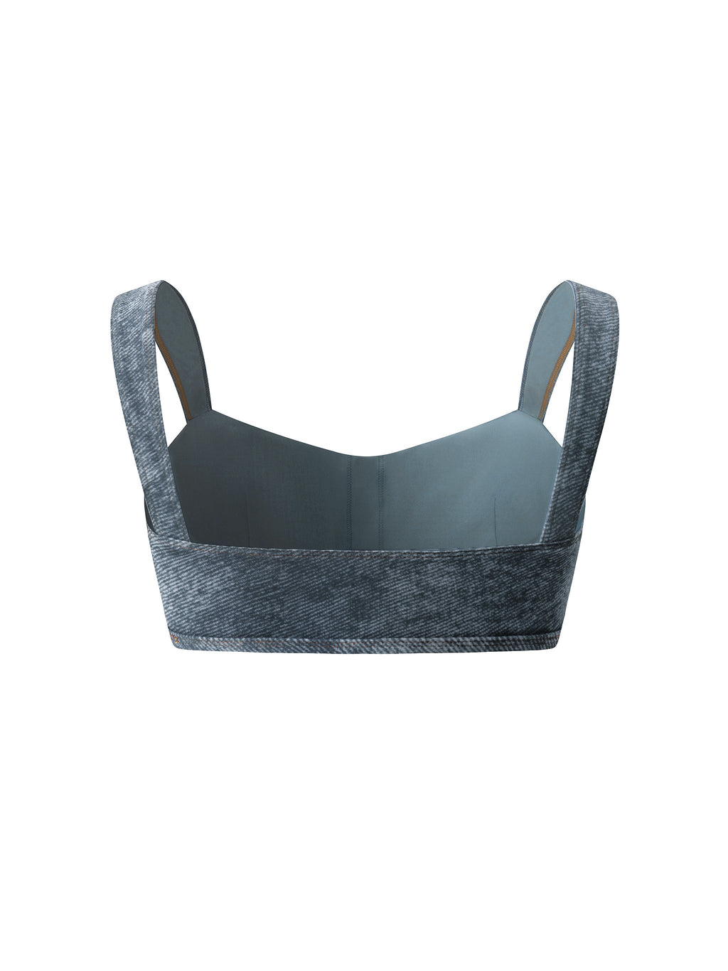 Women's Faux Denim Sports Bra