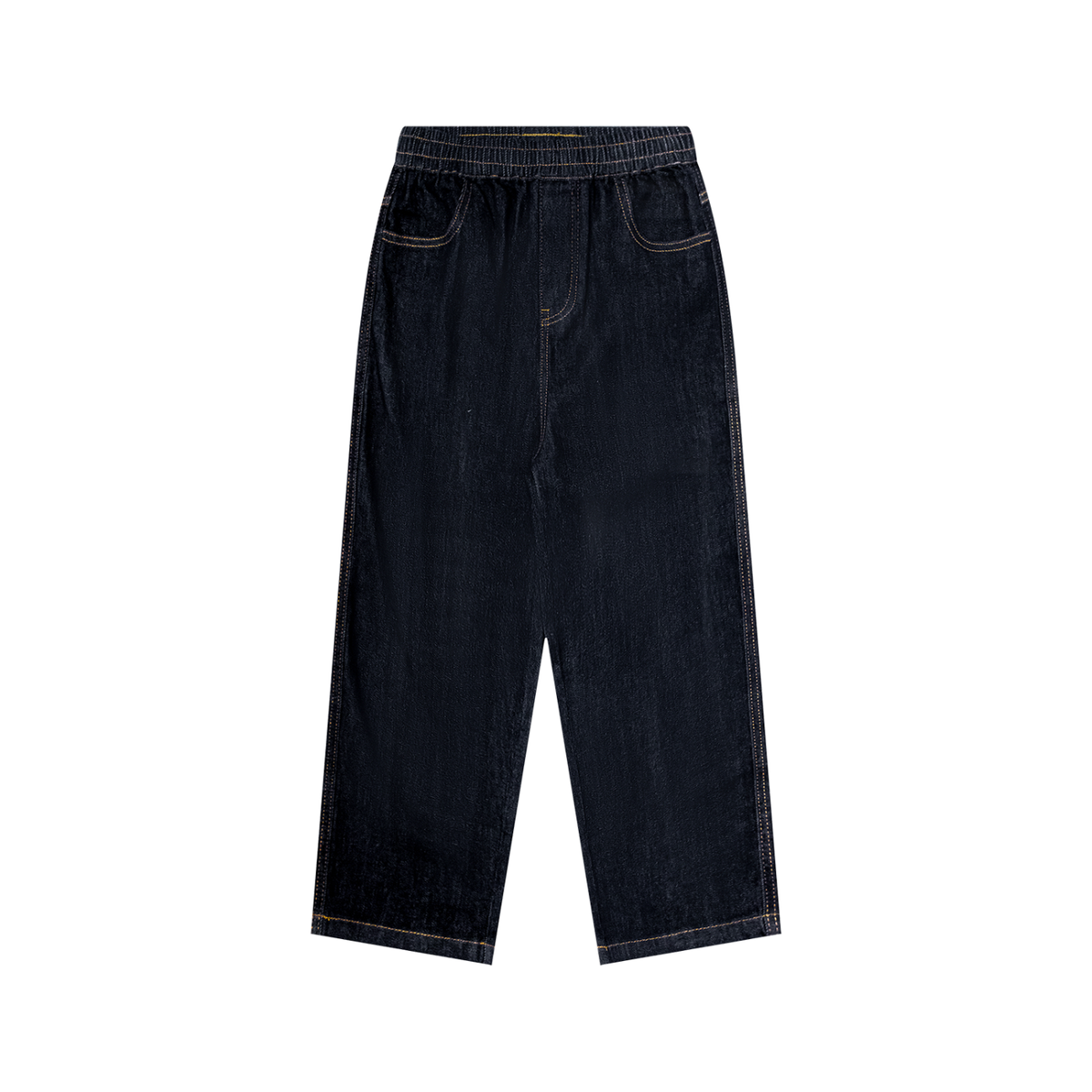 Kids' Straight-Leg Elastic-Waist Jeans