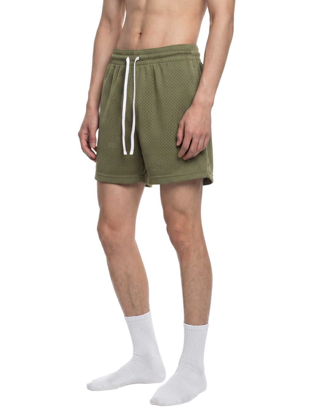 Mesh Drawstring Shorts