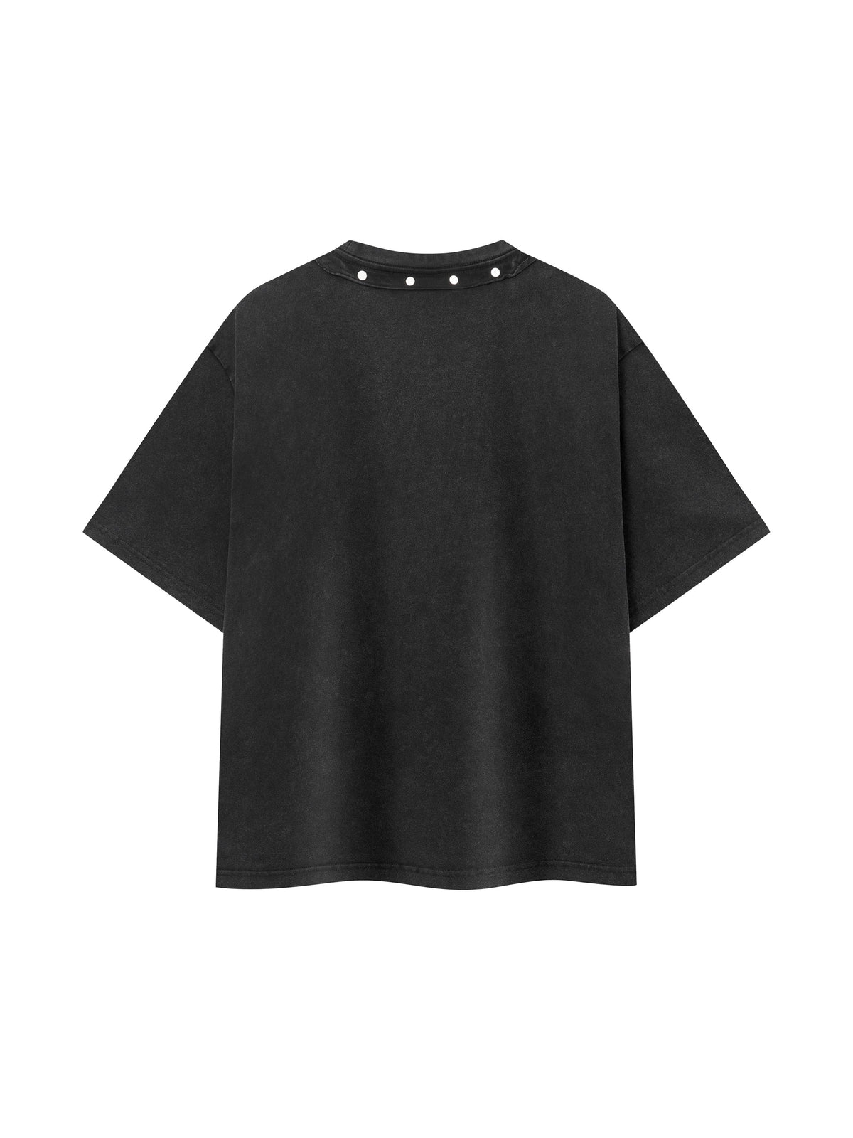Unisex Washed Boxy Studded T-Shirt