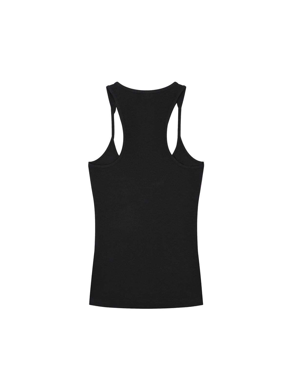 Slim Fit Ribbed Racerback Tank Top