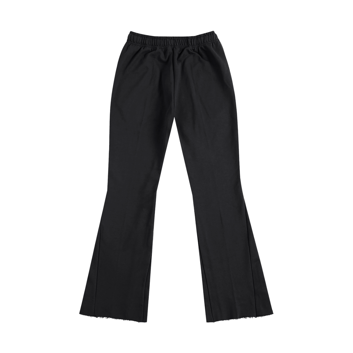Unisex Flared Sweatpants – Black back view