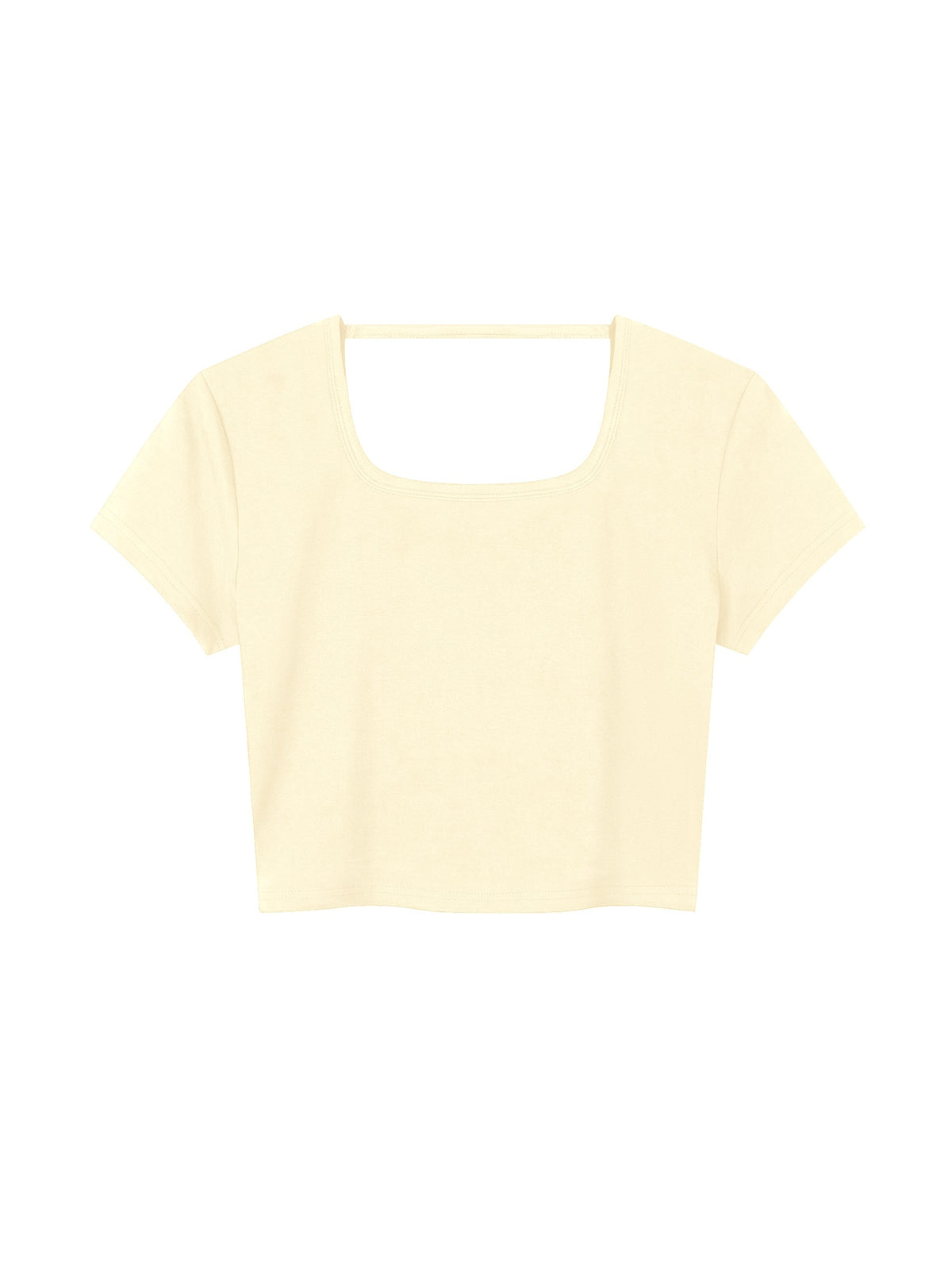 Women's Square Neck Crop T-Shirt