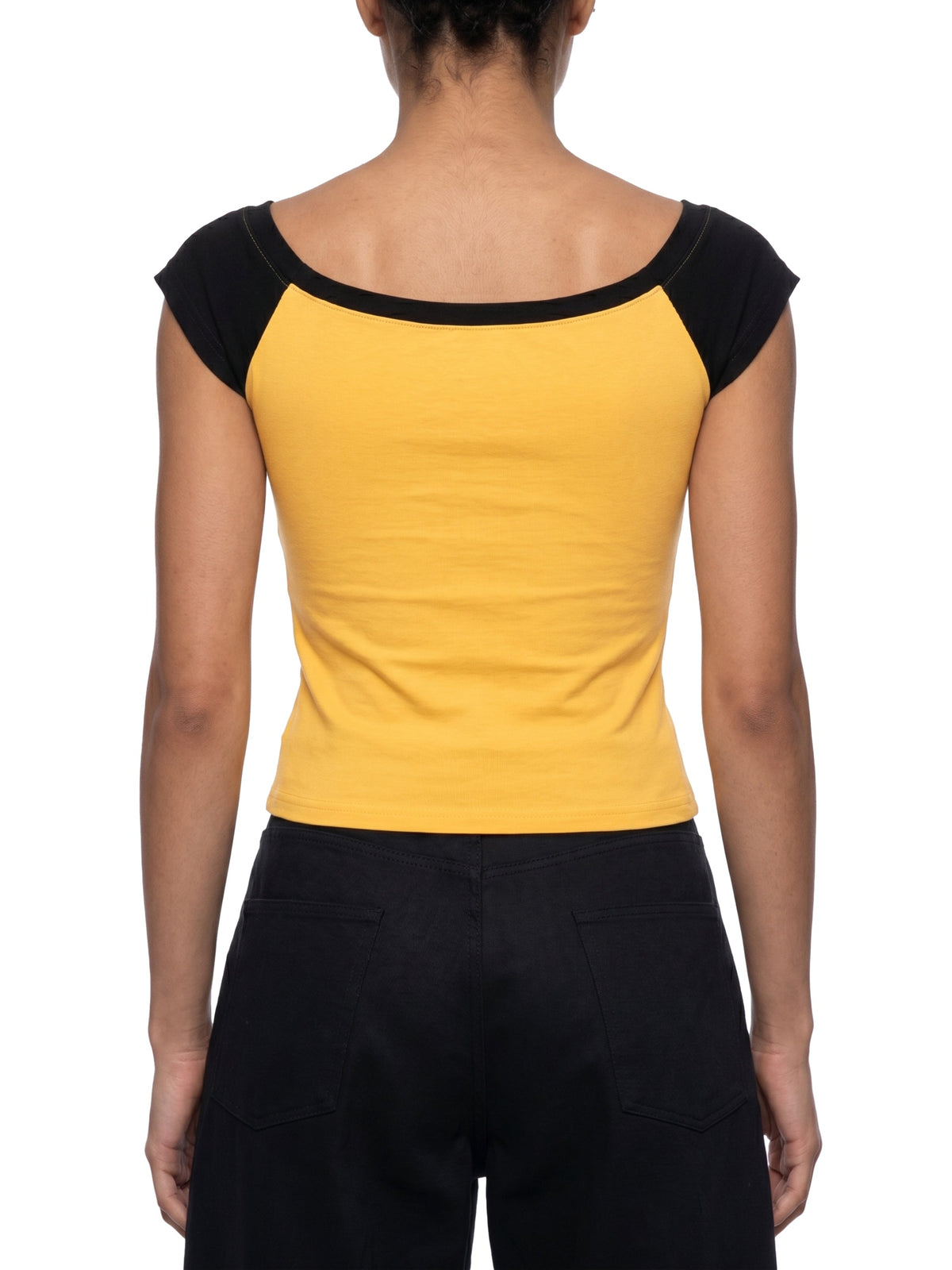 Women's Color Block Raglan Baby T-Shirt