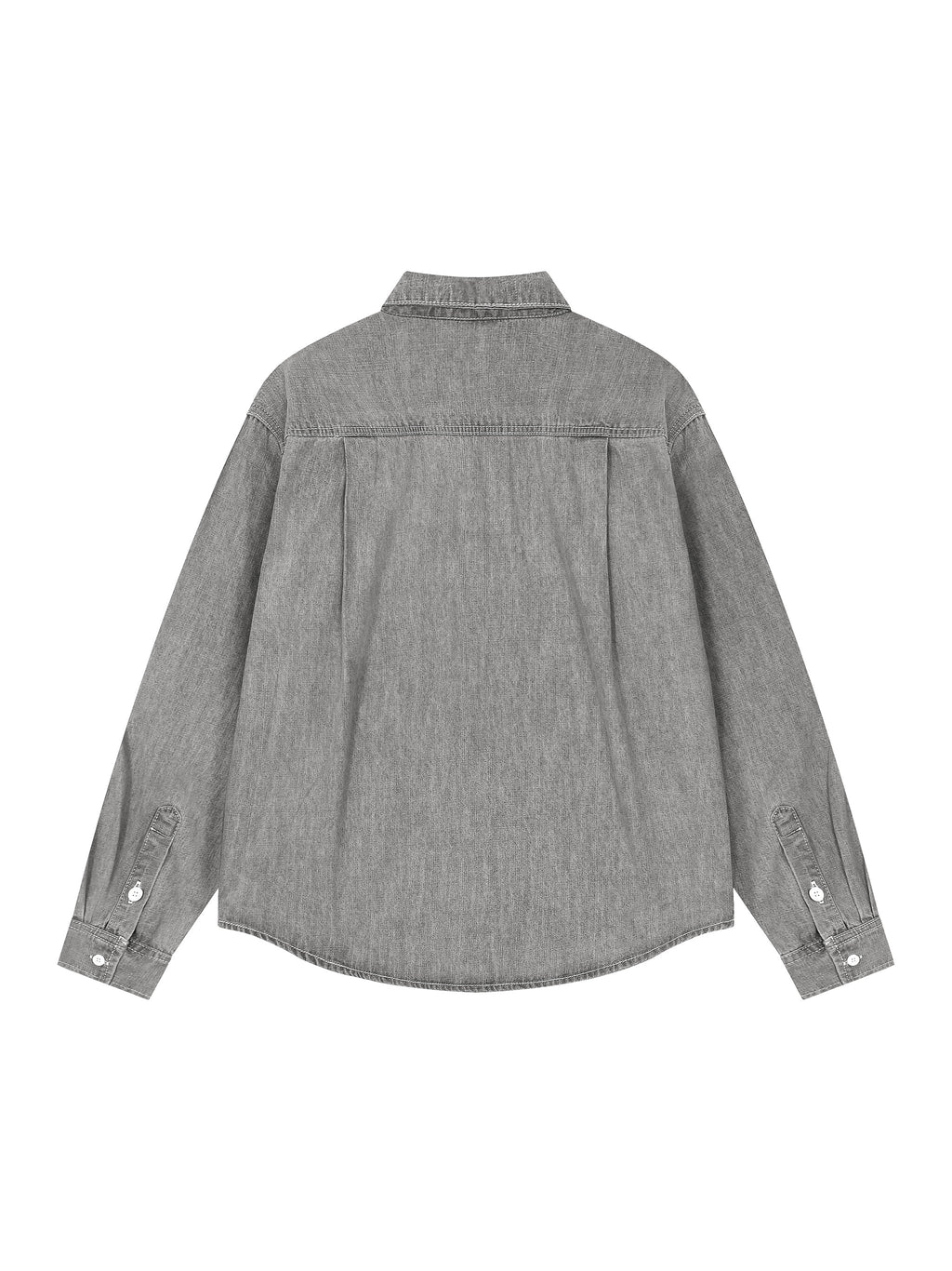 Unisex Vintage Wash Denim Shirt