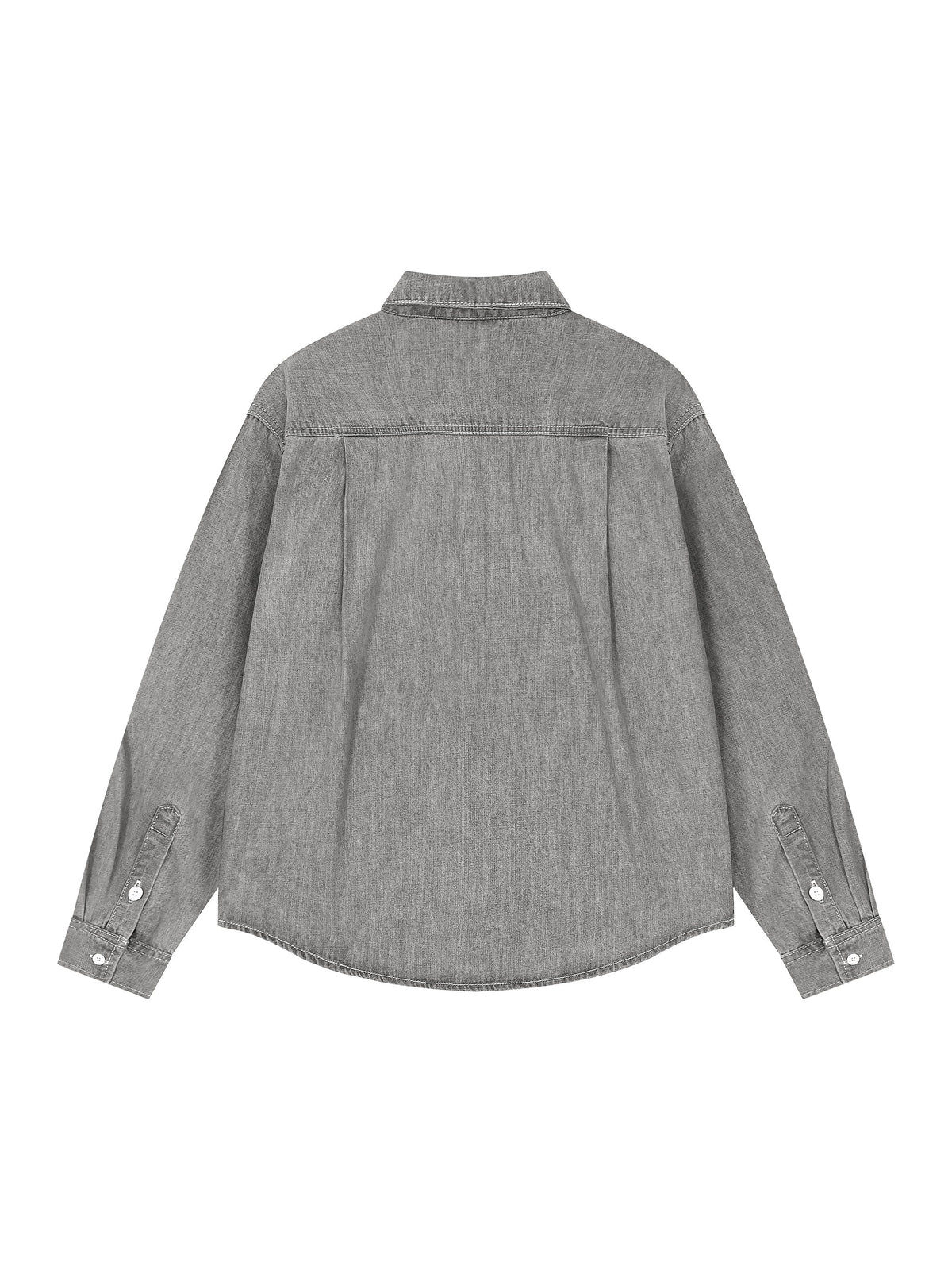 Unisex Vintage Wash Denim Shirt