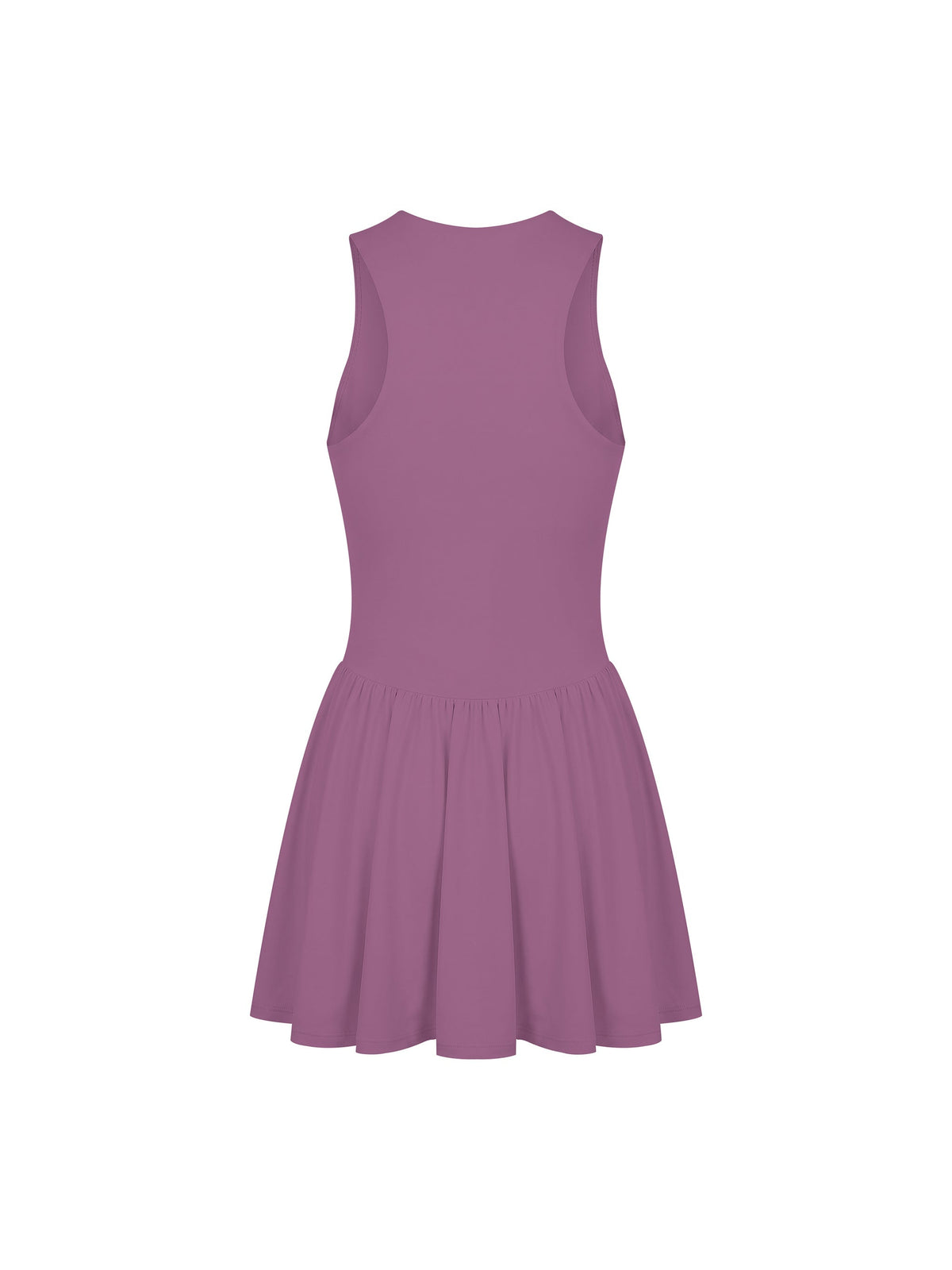 Women’s Ruched Sleeveless Full-Zip Dress