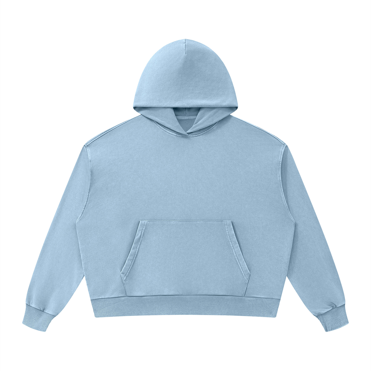 Unisex Mineral Wash Boxy Hoodie
