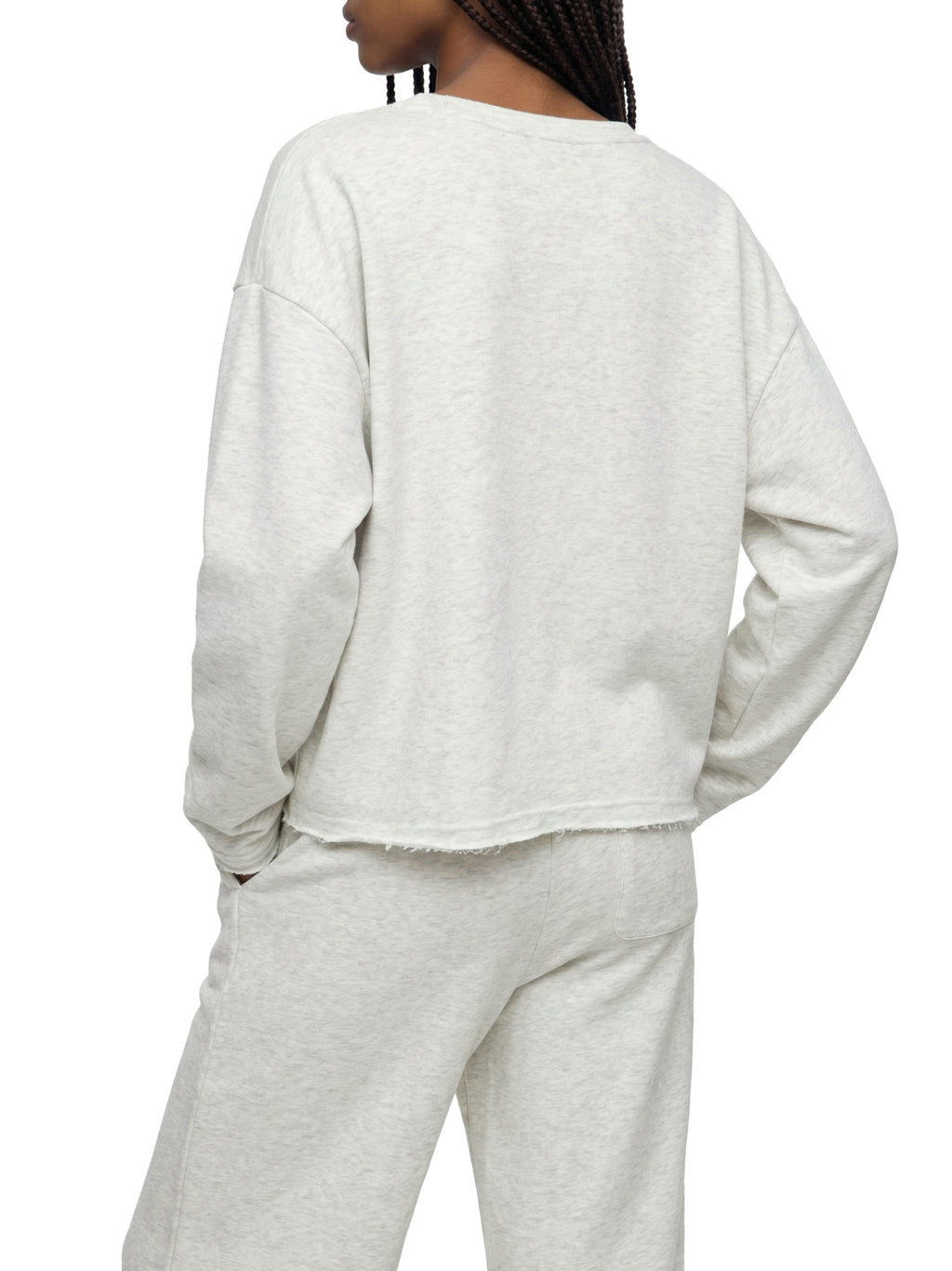 Women's Raw Hem Long Sleeve T-Shirt