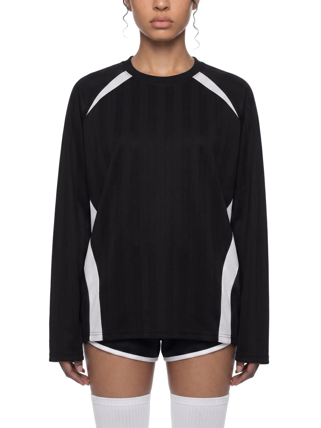Unisex Color Block Jacquard Soccer Jersey