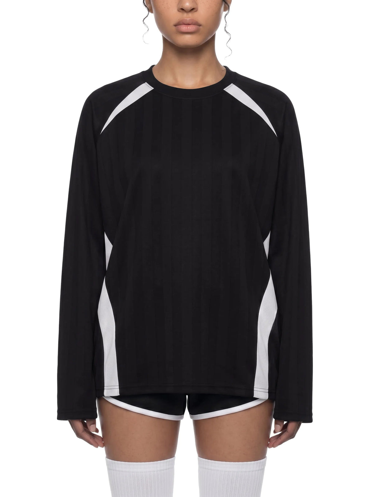 Unisex Color Block Jacquard Soccer Jersey