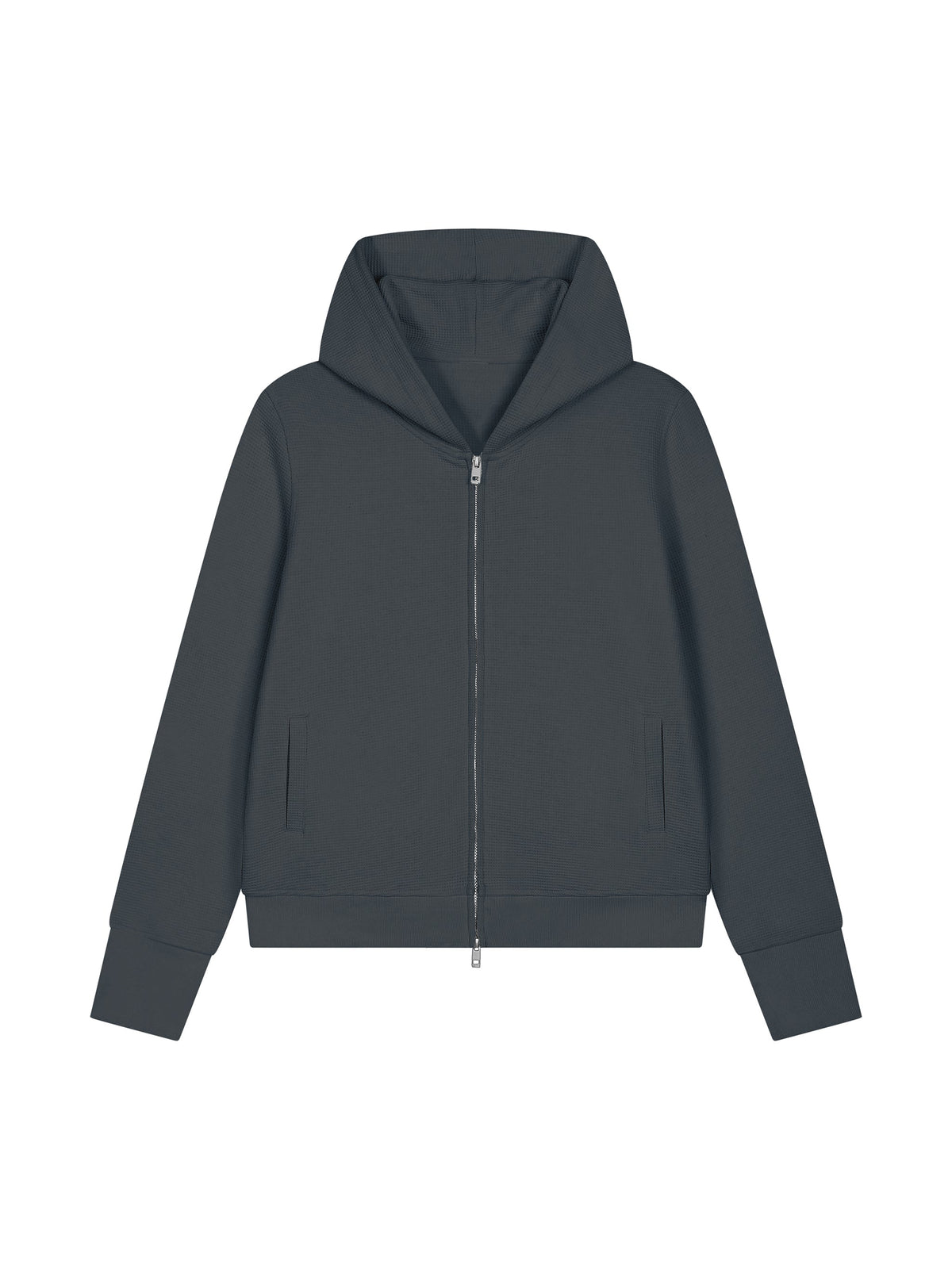 Women's Waffle Full Zip Hoodie