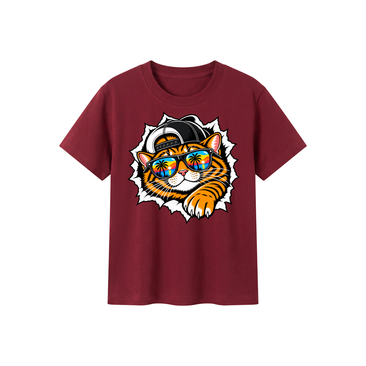Cool Cat Kids' Crewneck Short-Sleeve T-Shirt