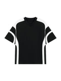 Unisex Colour Block V-Neck T-Shirt