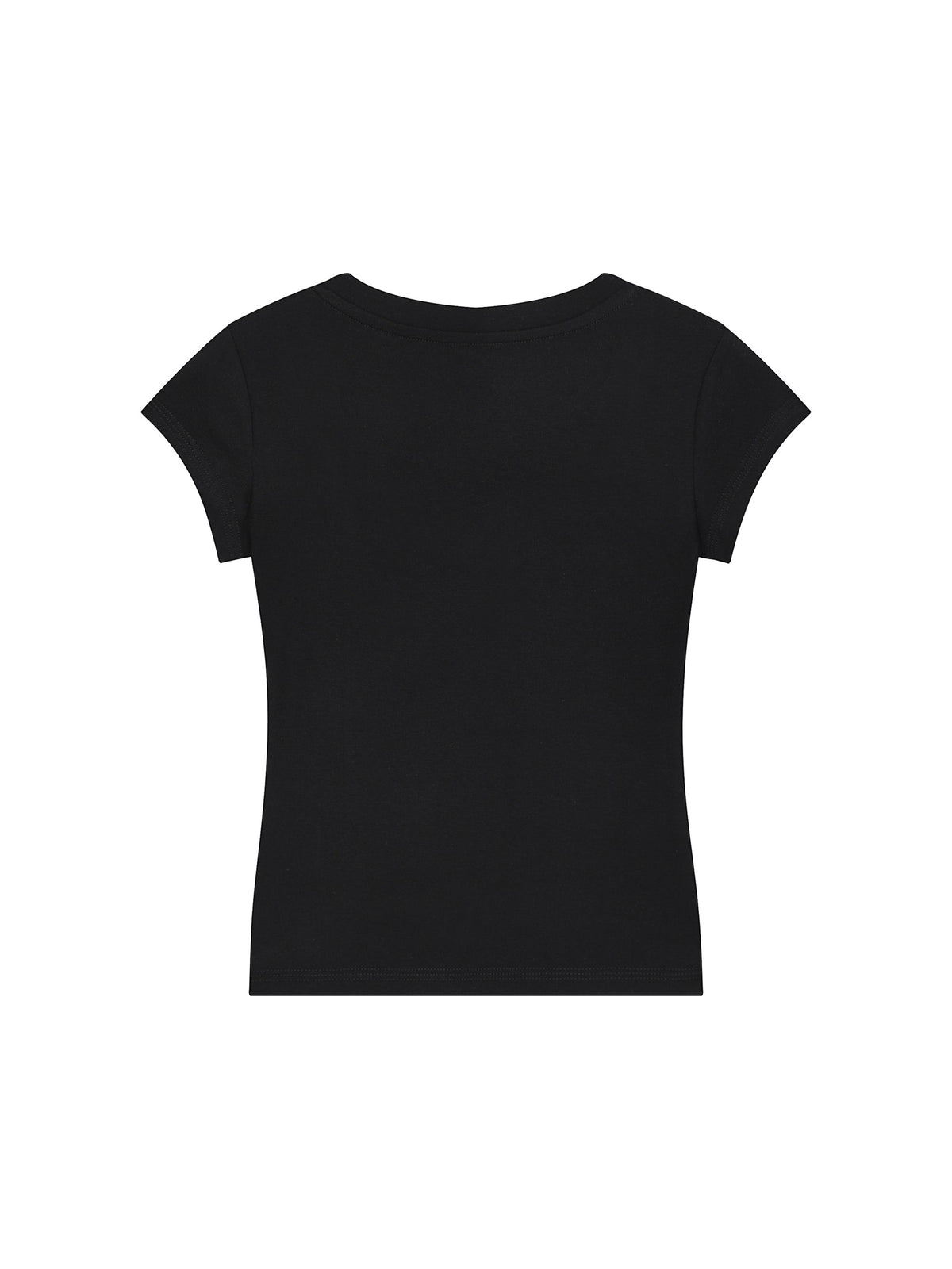Essential V-Neck Bodycon T-Shirt