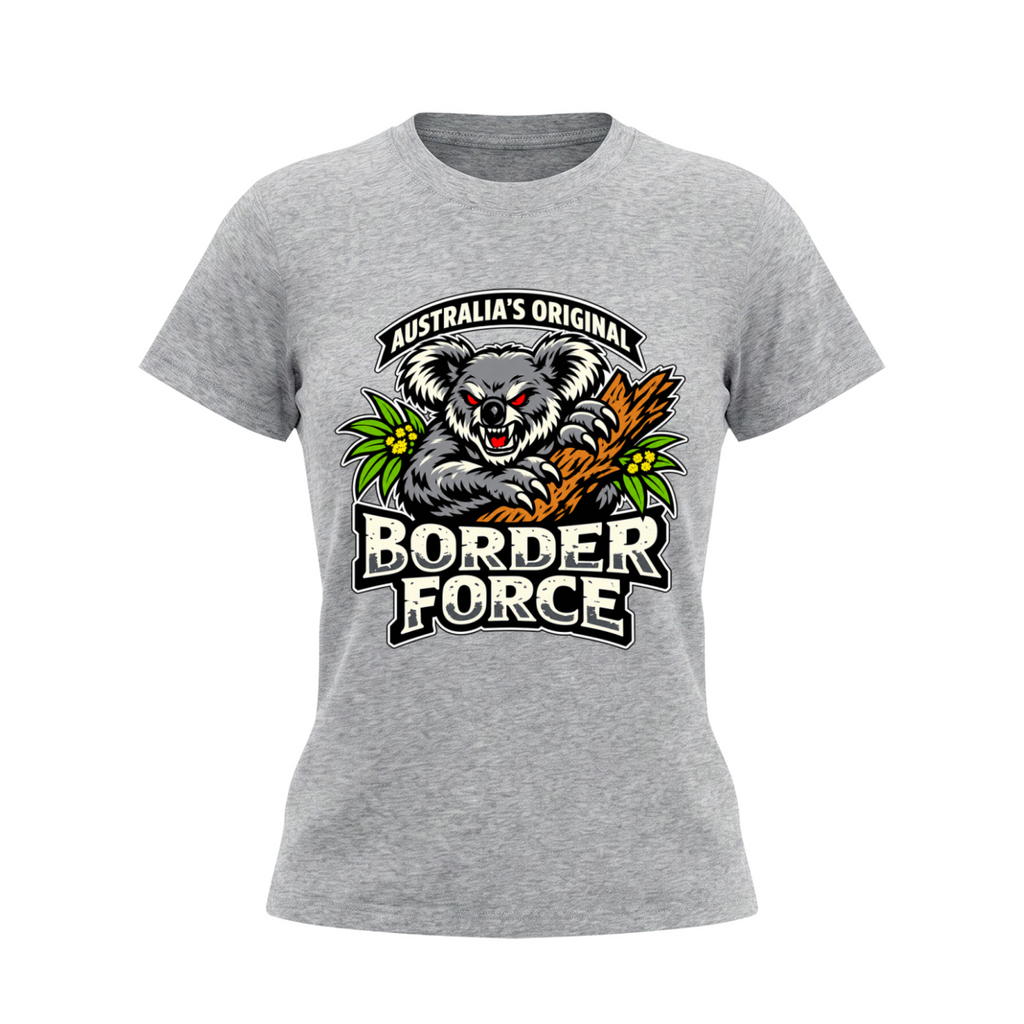 Drop Bear Women's Slim Fit Crewneck T-Shirt