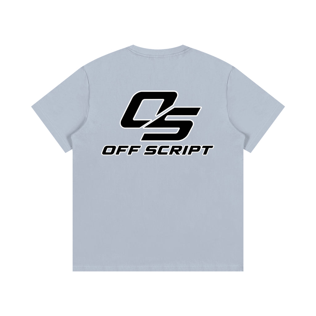 One Nation Essential Cotton T-Shirt - Sky Blue back product view