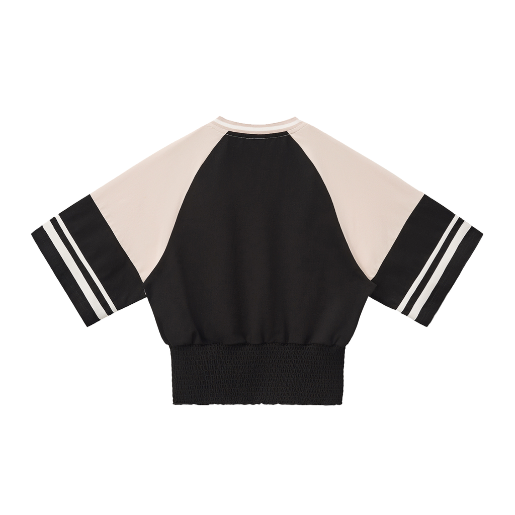 Women's Color Block Ruched T-Shirt