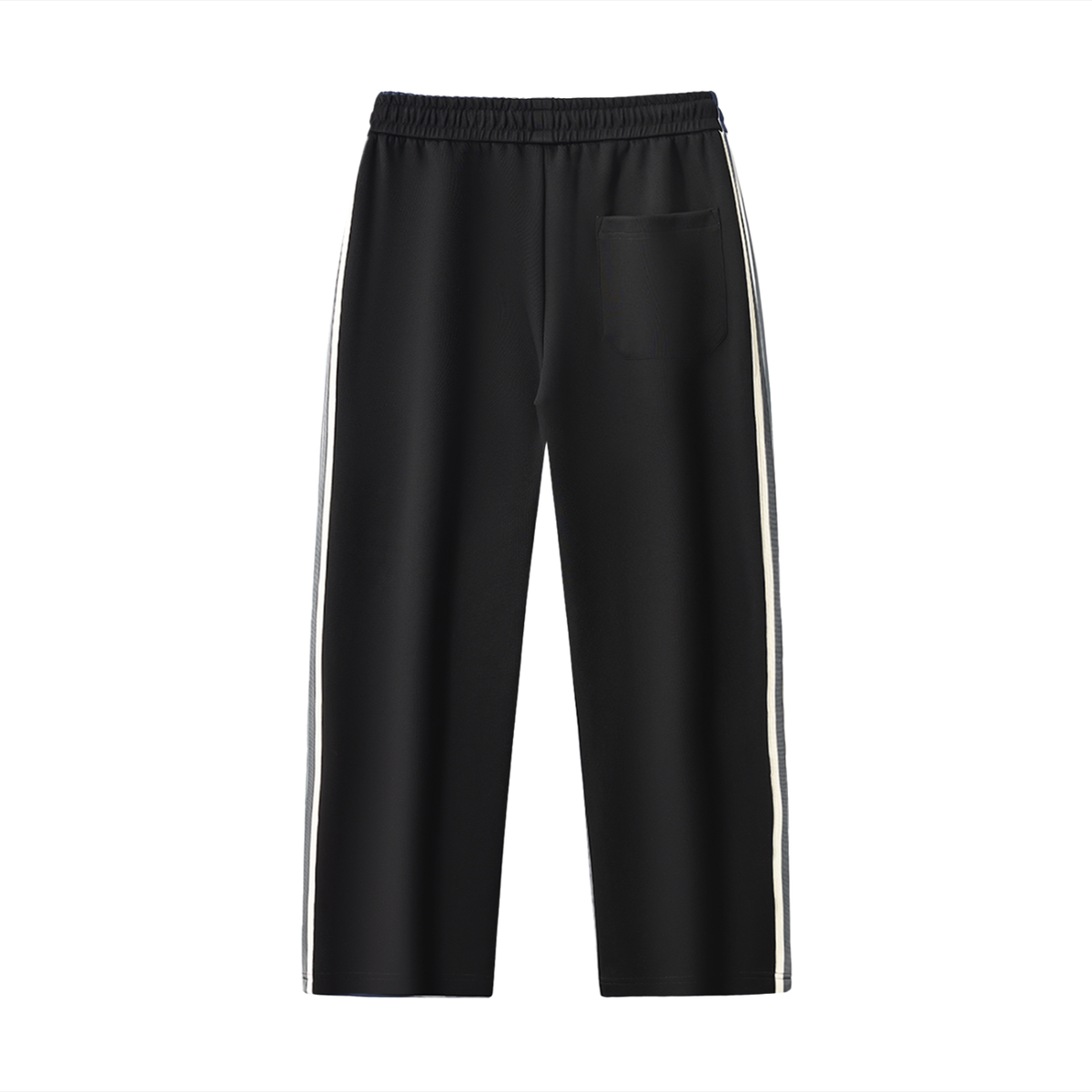 Contrast Side-Stripe Straight-Leg Pants V2