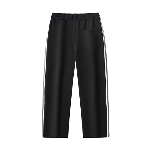 Contrast Side-Stripe Straight-Leg Pants V2