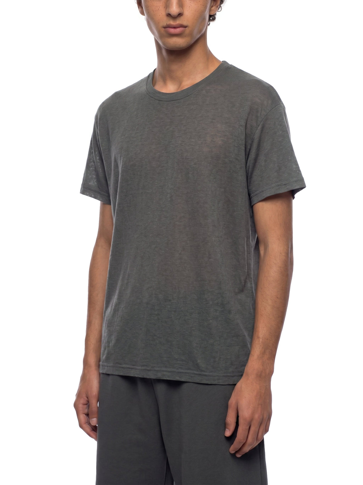Men’s Sheer Lyocell Blend Boxy T-Shirt