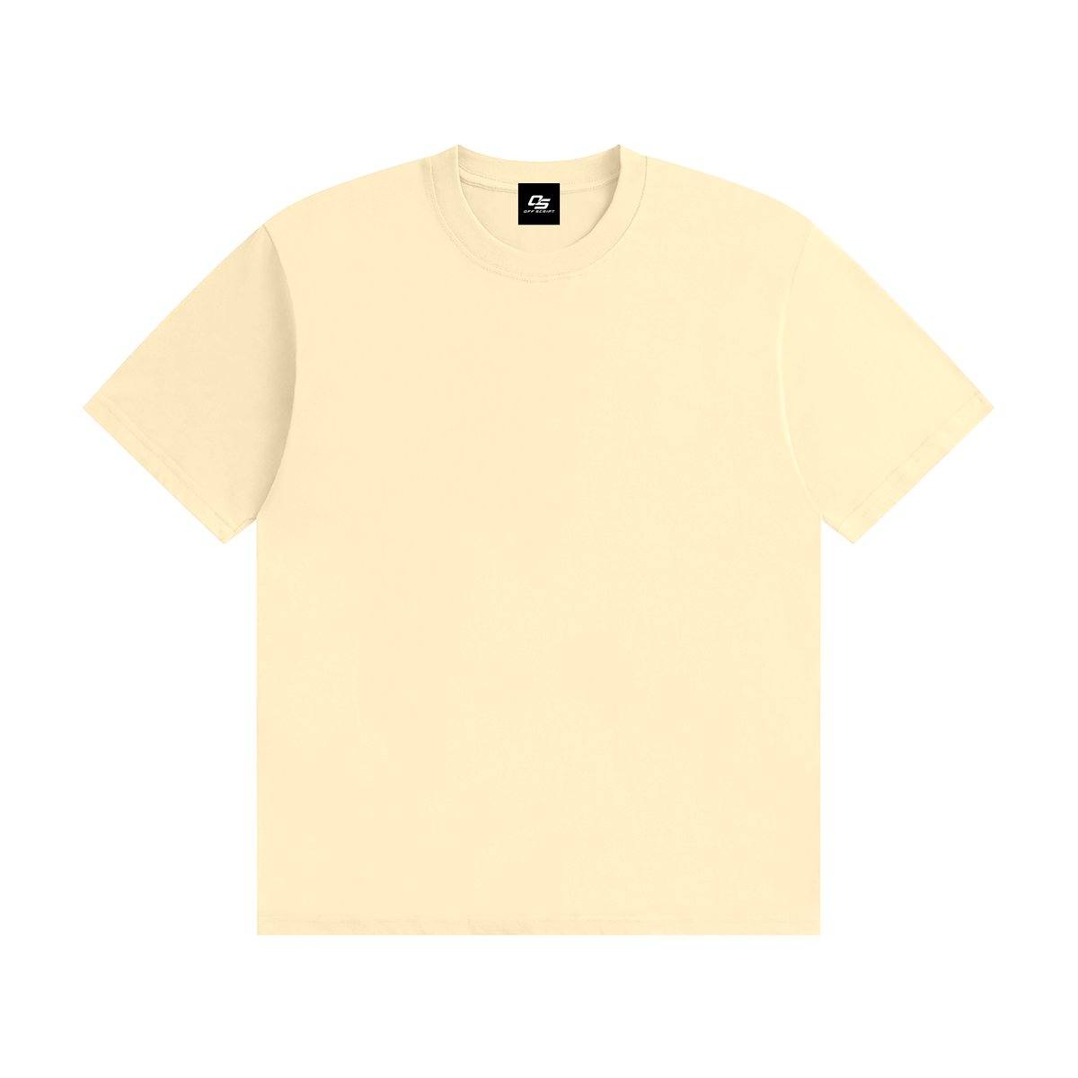 Apricot Unisex Seamless Cotton T-Shirt front view