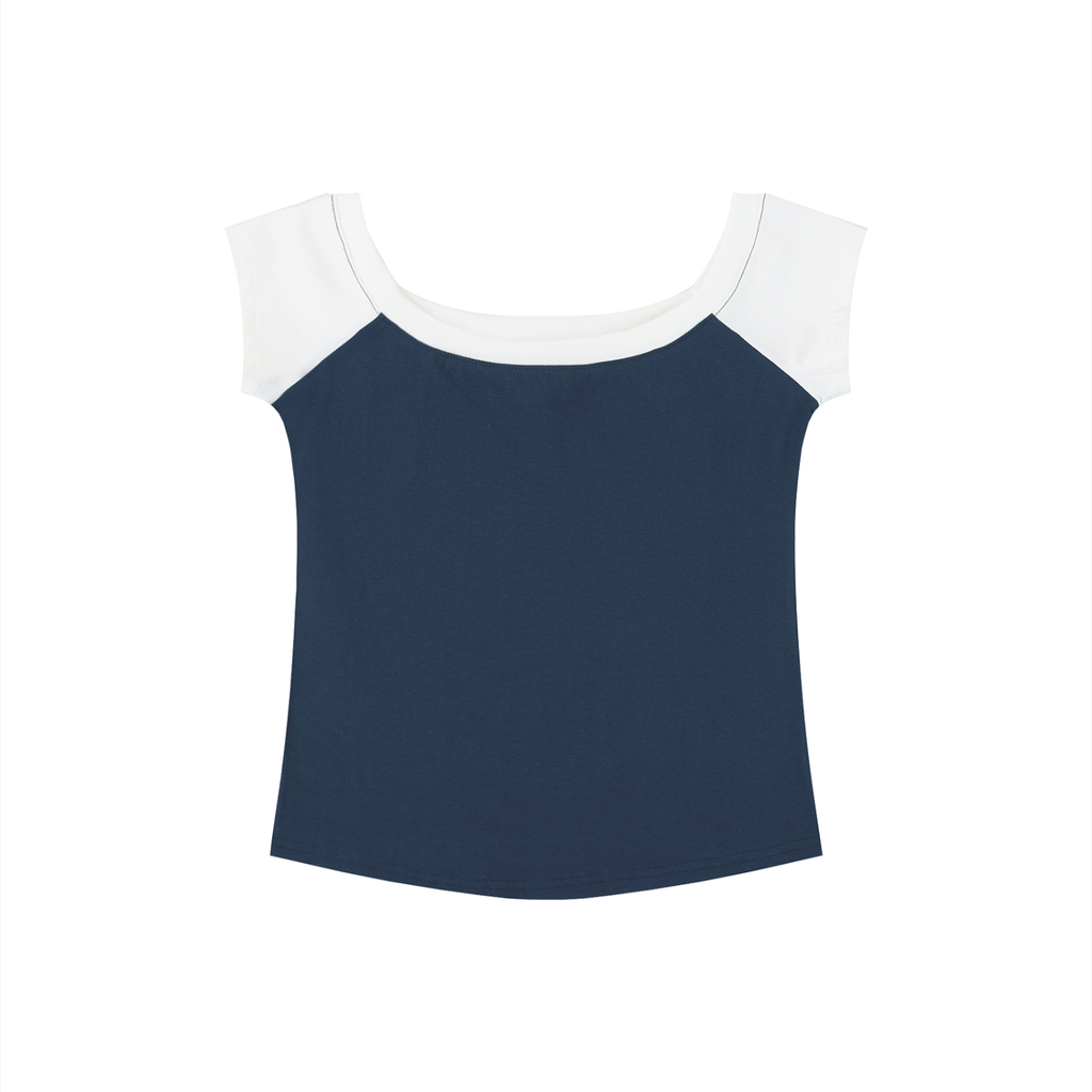 Women's Color Block Raglan Baby T-Shirt