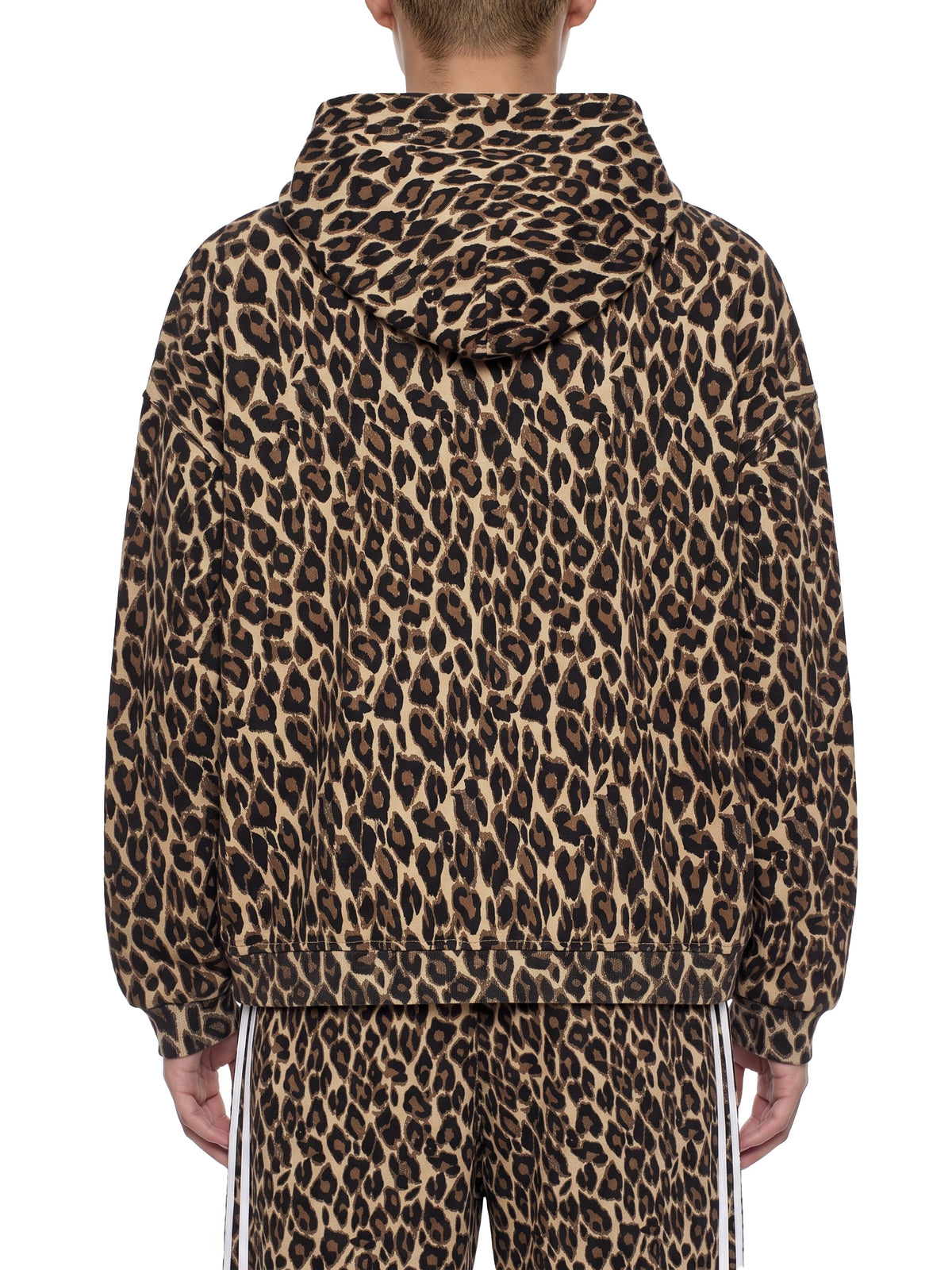 Unisex Leopard Full Zip Hoodie