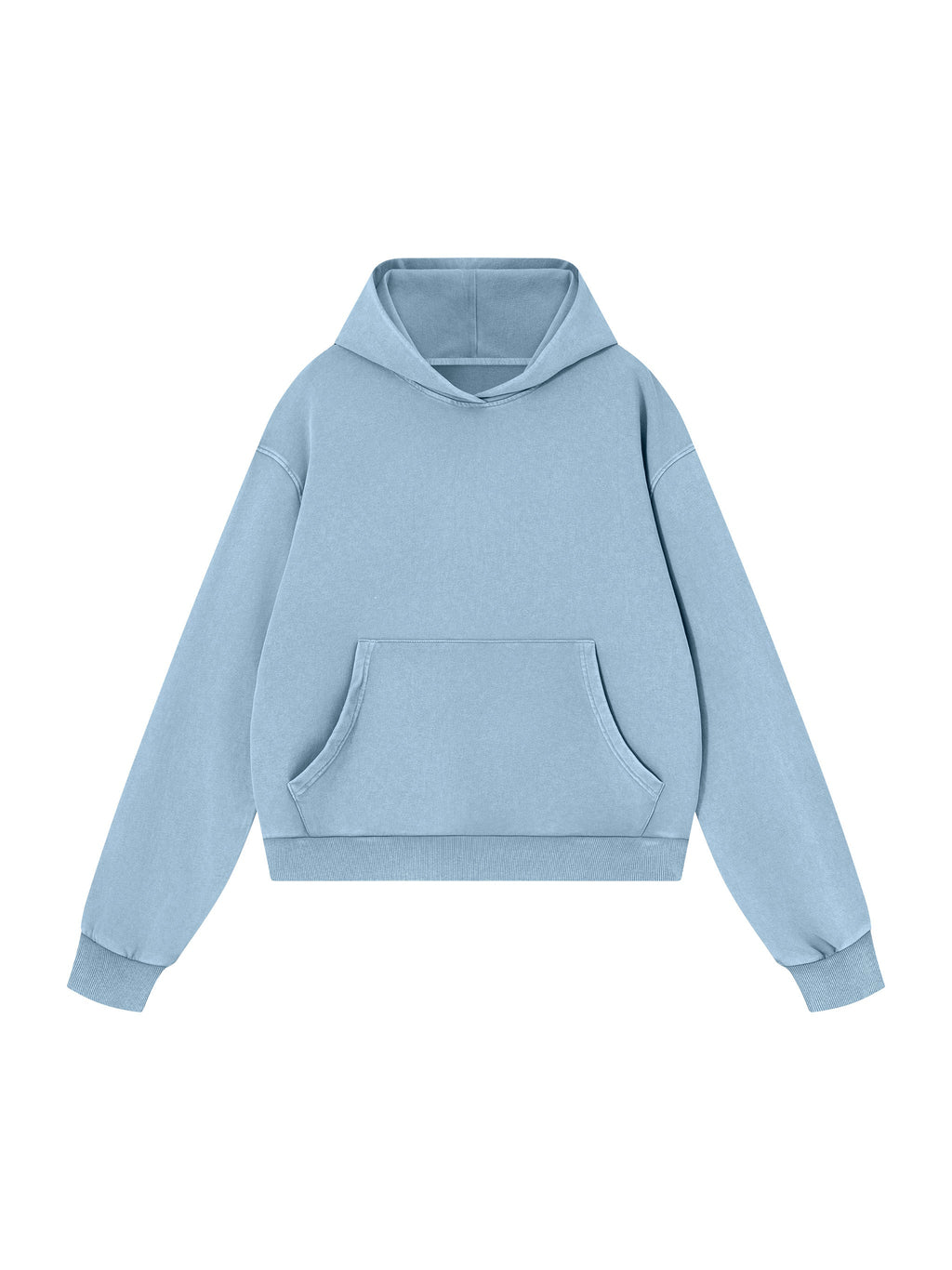 Unisex Mineral Wash Boxy Hoodie