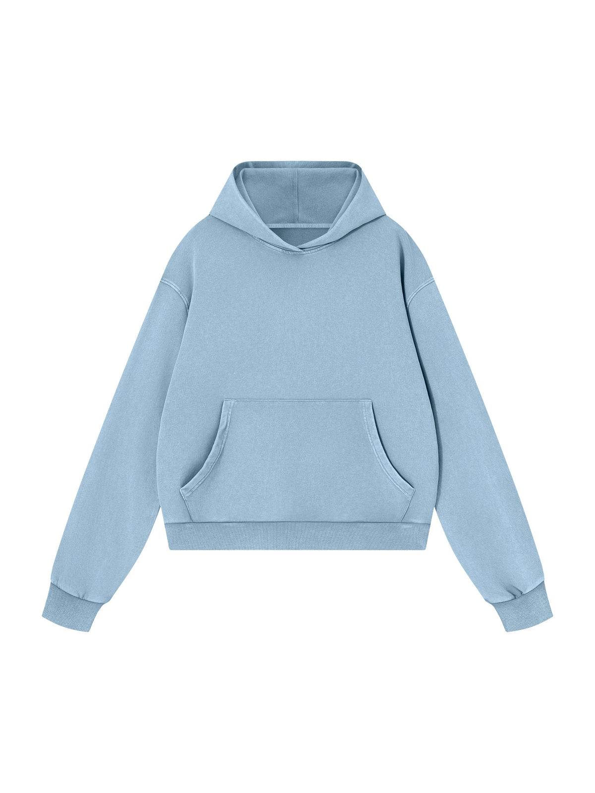 Unisex Mineral Wash Boxy Hoodie