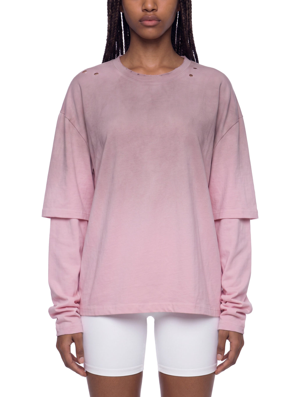 Unisex Vintage Wash Layered T-Shirt