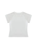 Solid Color Raglan Sleeve Crop Top