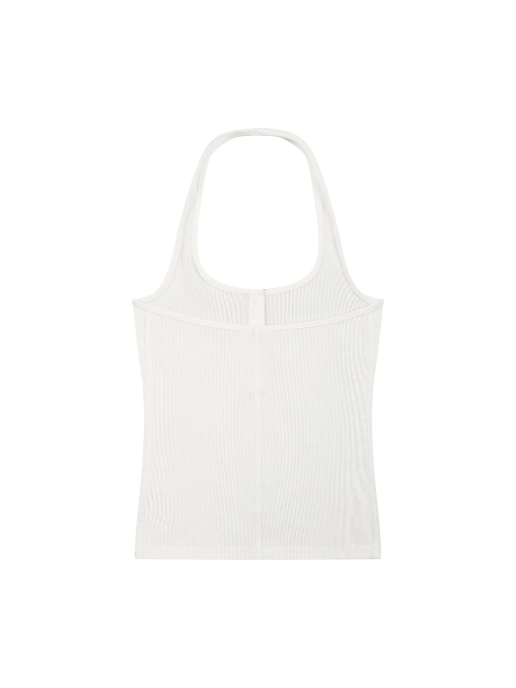 Women's Ribbed Henley Tank Top