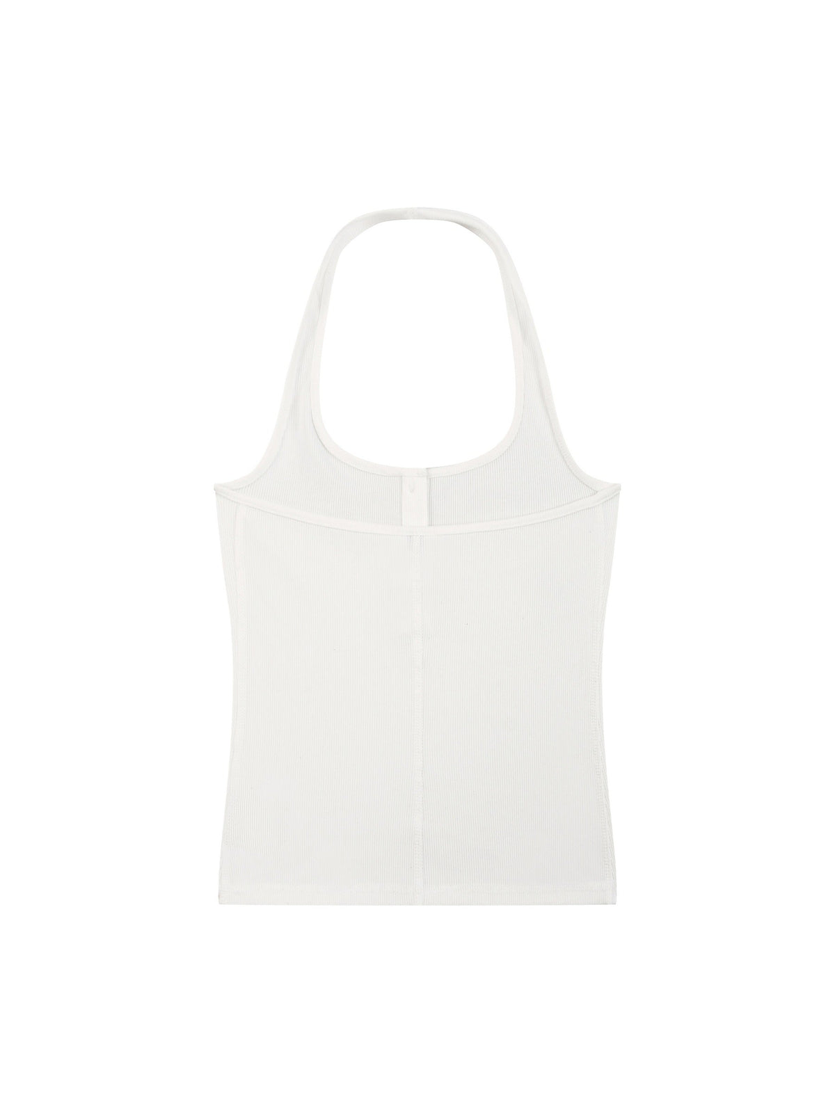 Women's Ribbed Henley Tank Top