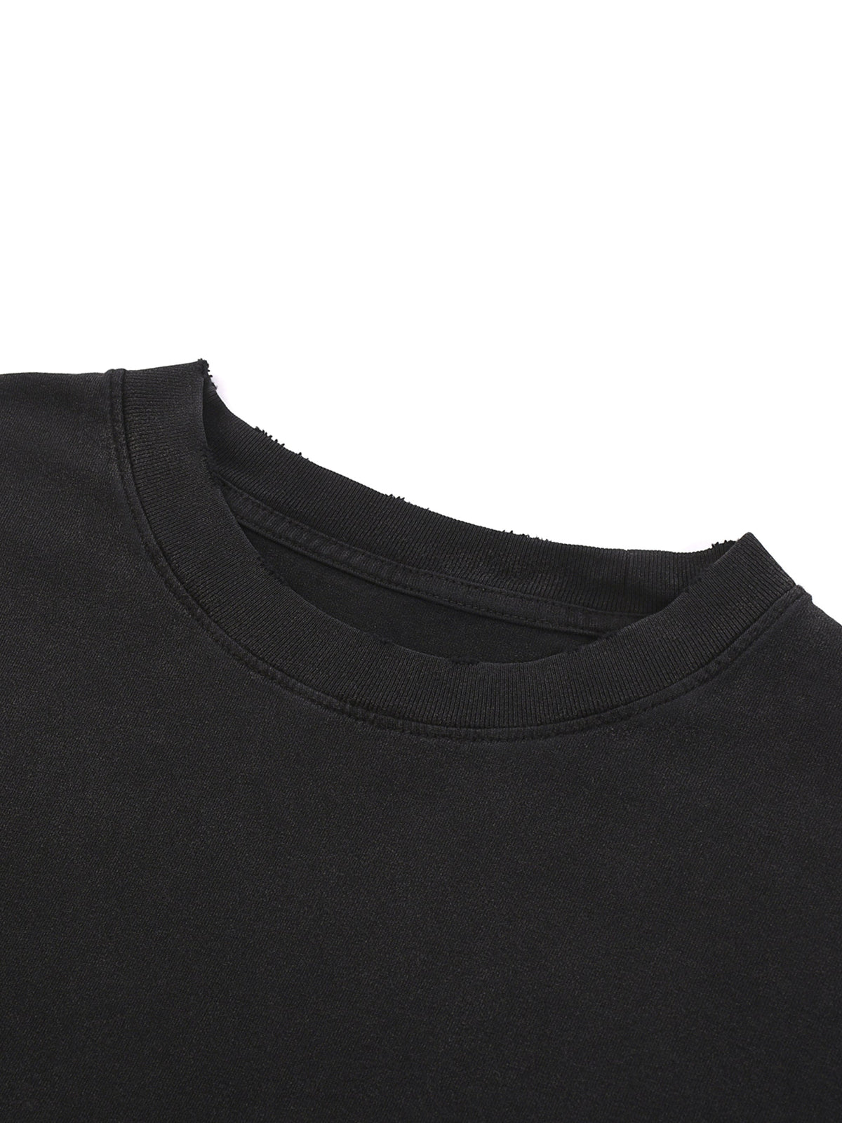 Unisex Snow-Washed Raw-Hem T-Shirt gallery view