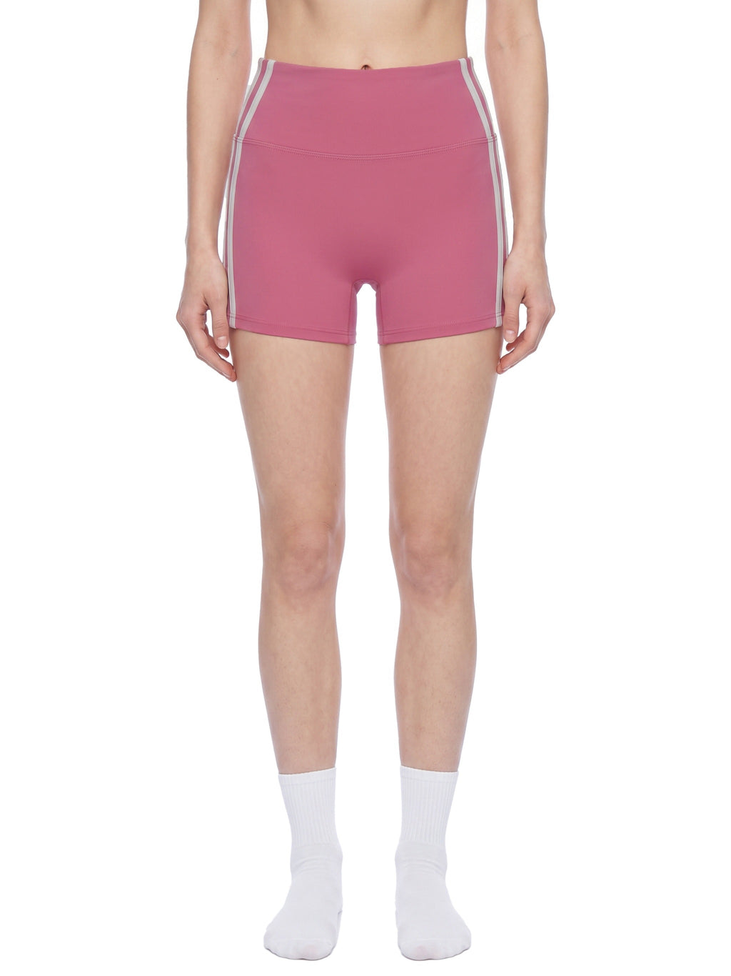 Women’s High-Waist Color Block Yoga Shorts