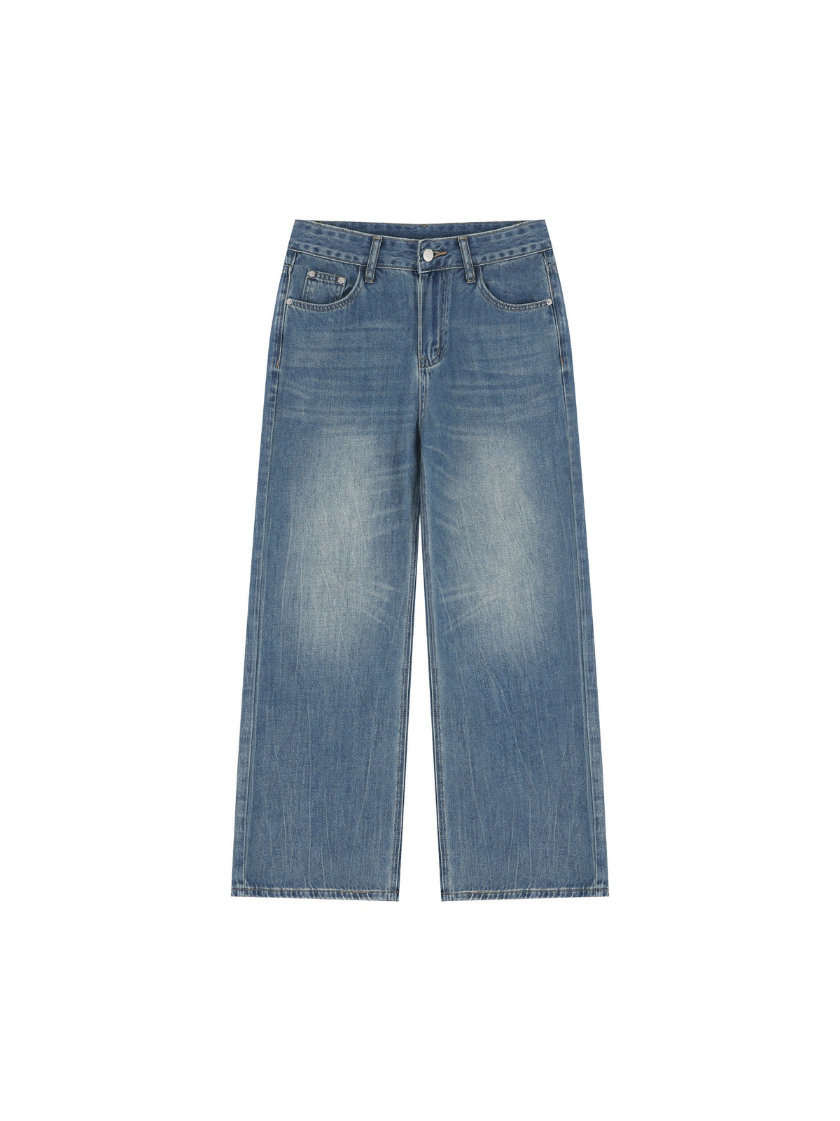 Women’s Vintage Wash Wide Leg Jeans
