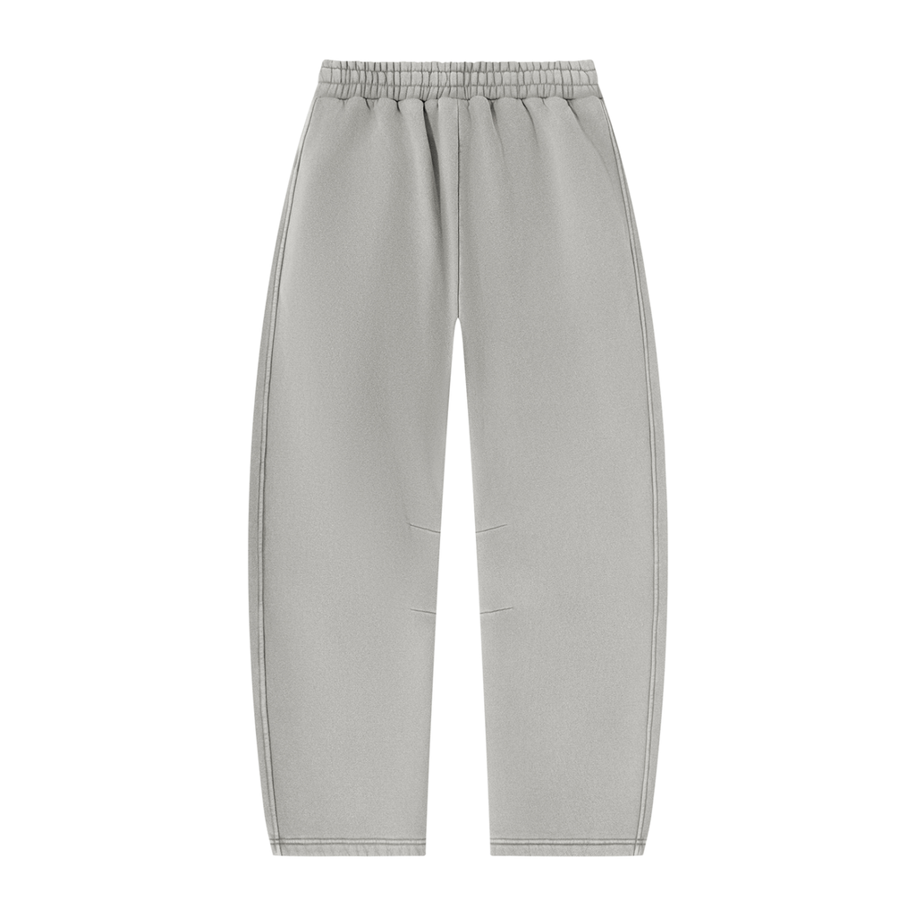 Unisex Vintage Wash Barrel-Leg Fleece Sweatpants V3