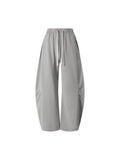 Unisex Mineral Wash Barrel Leg Pants