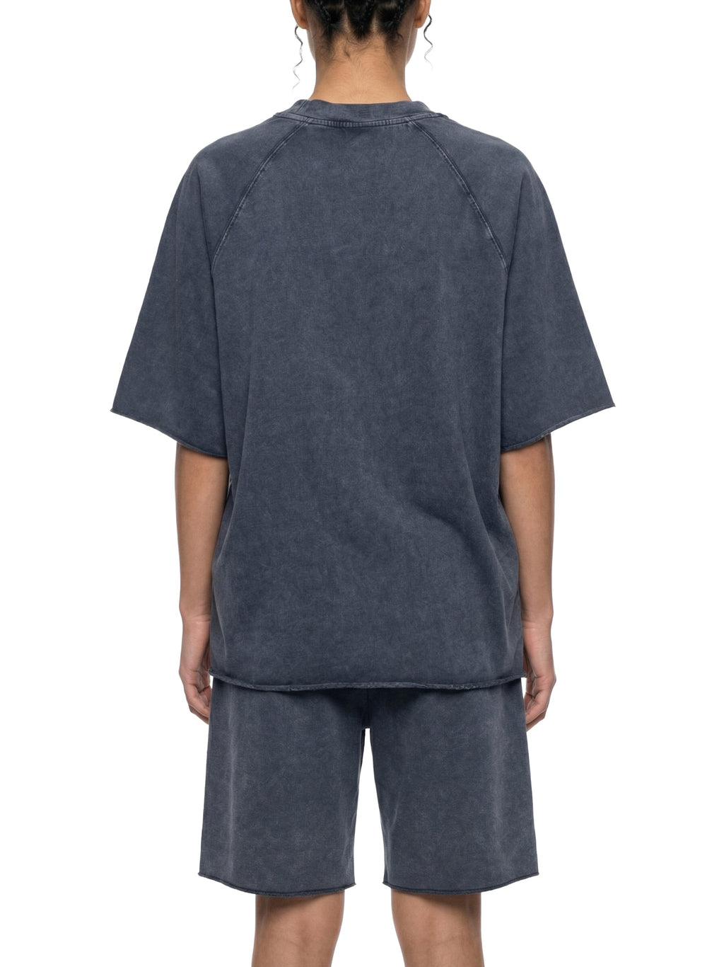Unisex Mineral Wash Raw Edge T-Shirt