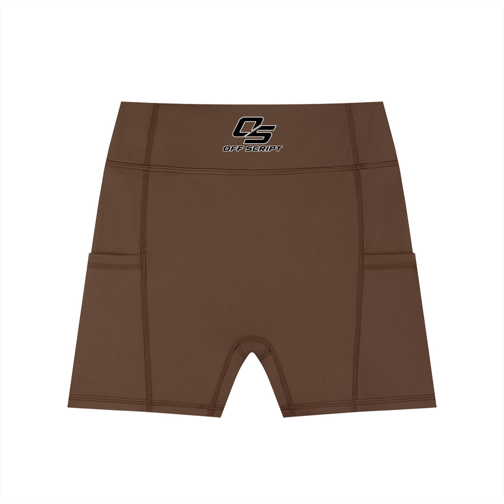 Off Script Women’s High-Waisted Pocket Biker Shorts