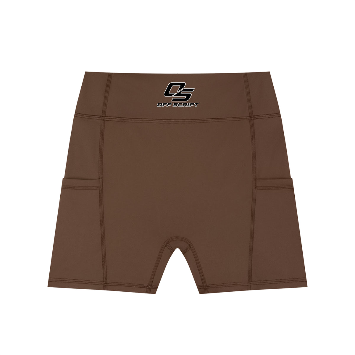Off Script Women’s High-Waisted Pocket Biker Shorts