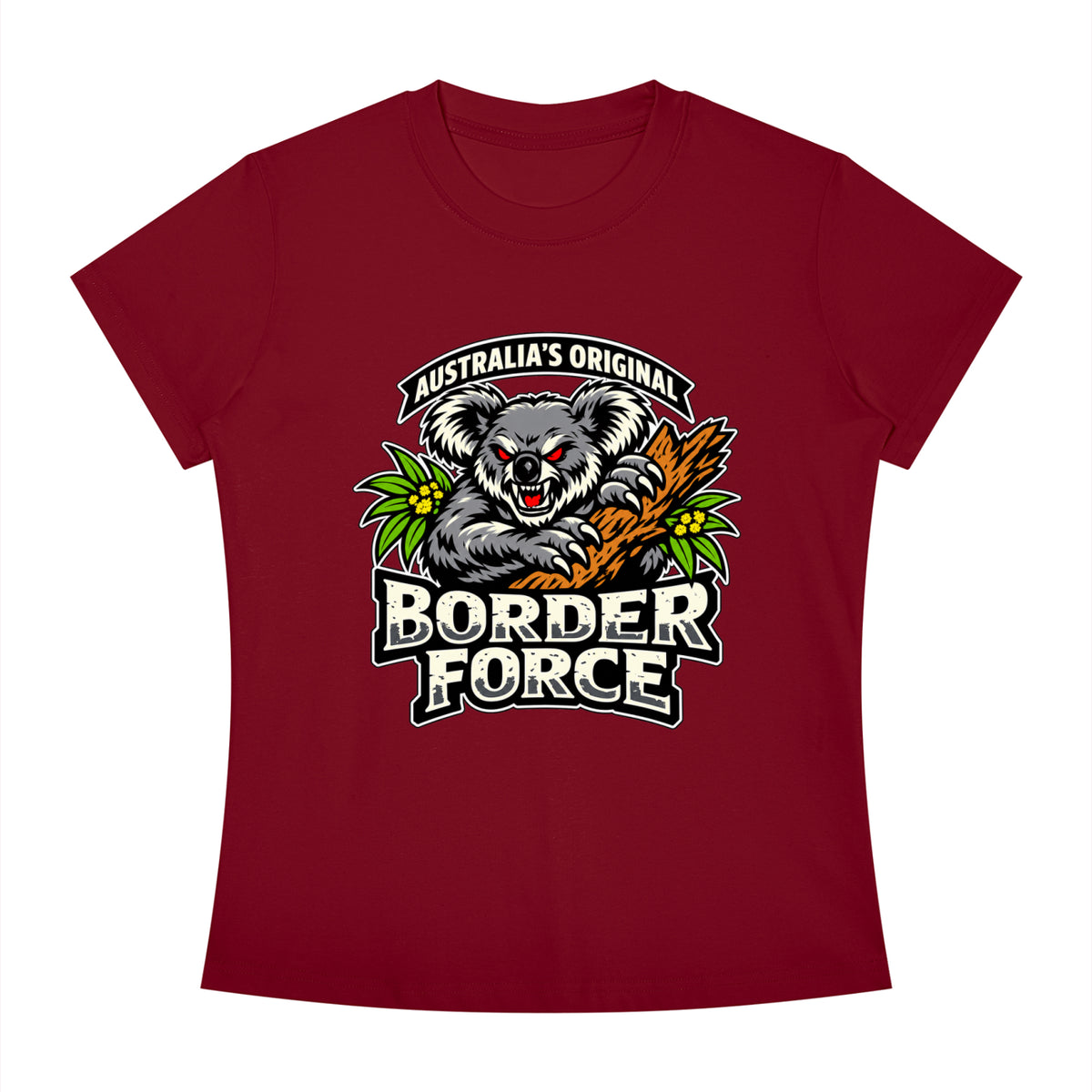 Drop Bear Women's Slim Fit Crewneck T-Shirt