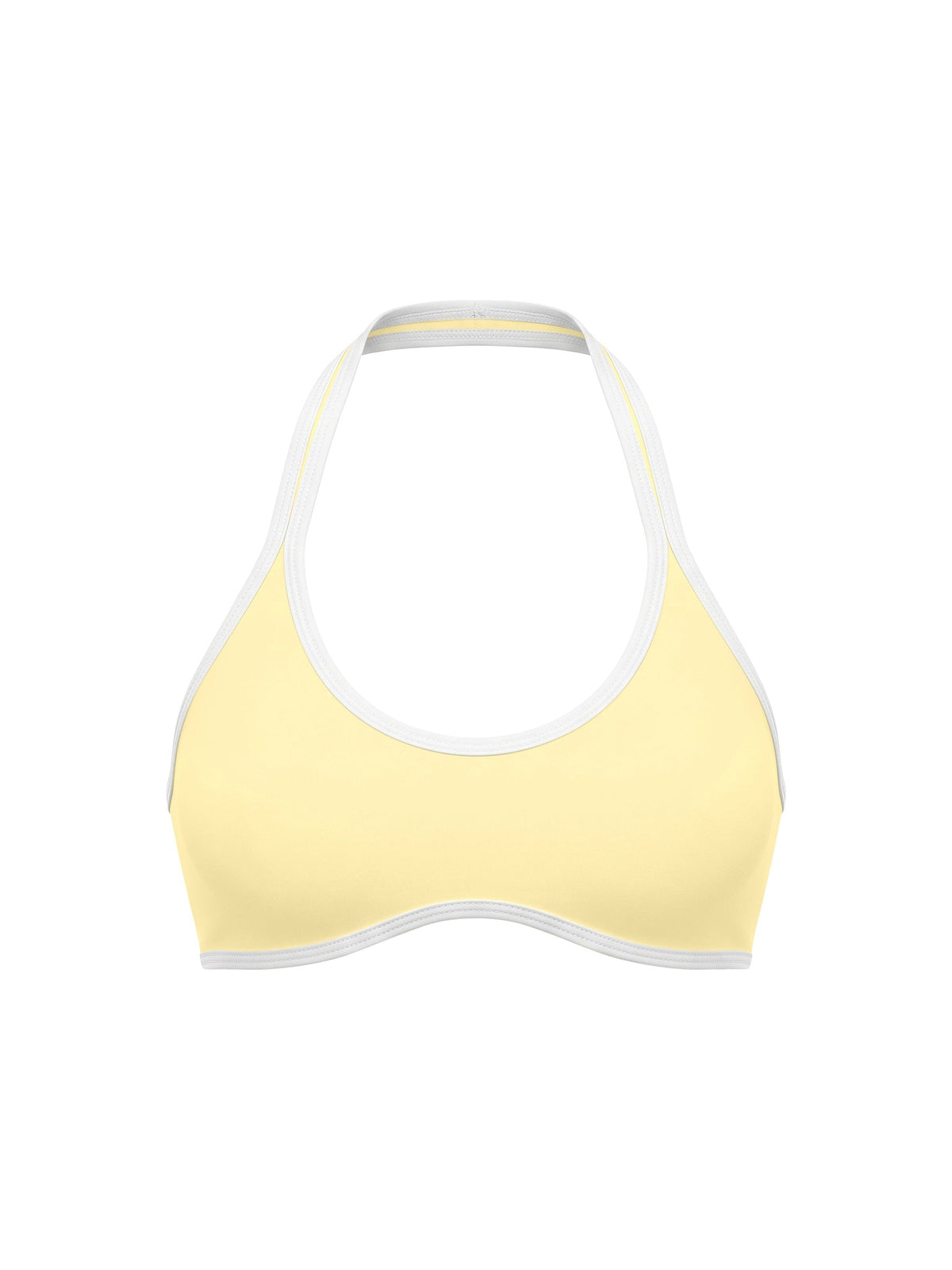 Women's Halter Color Block Yoga Sports Bra