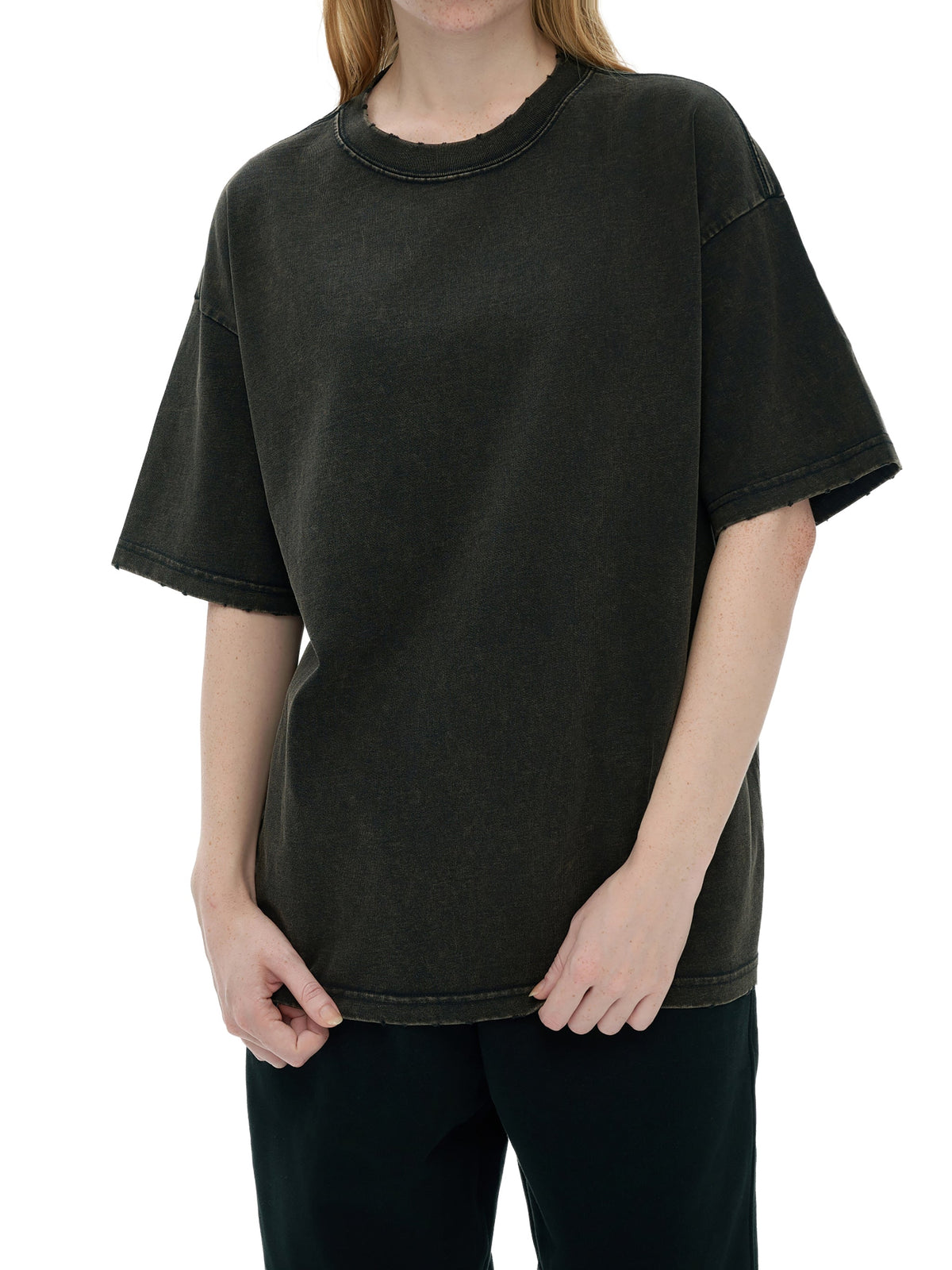 Vintage Washed Frayed Edge T-Shirt