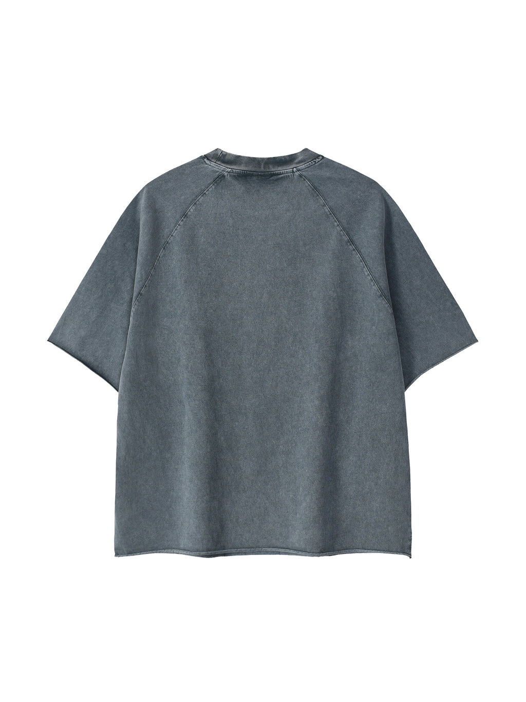 Unisex Mineral Wash Raw Edge T-Shirt