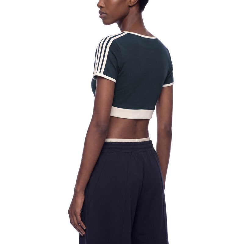 Women’s Color Block Crop T-Shirt