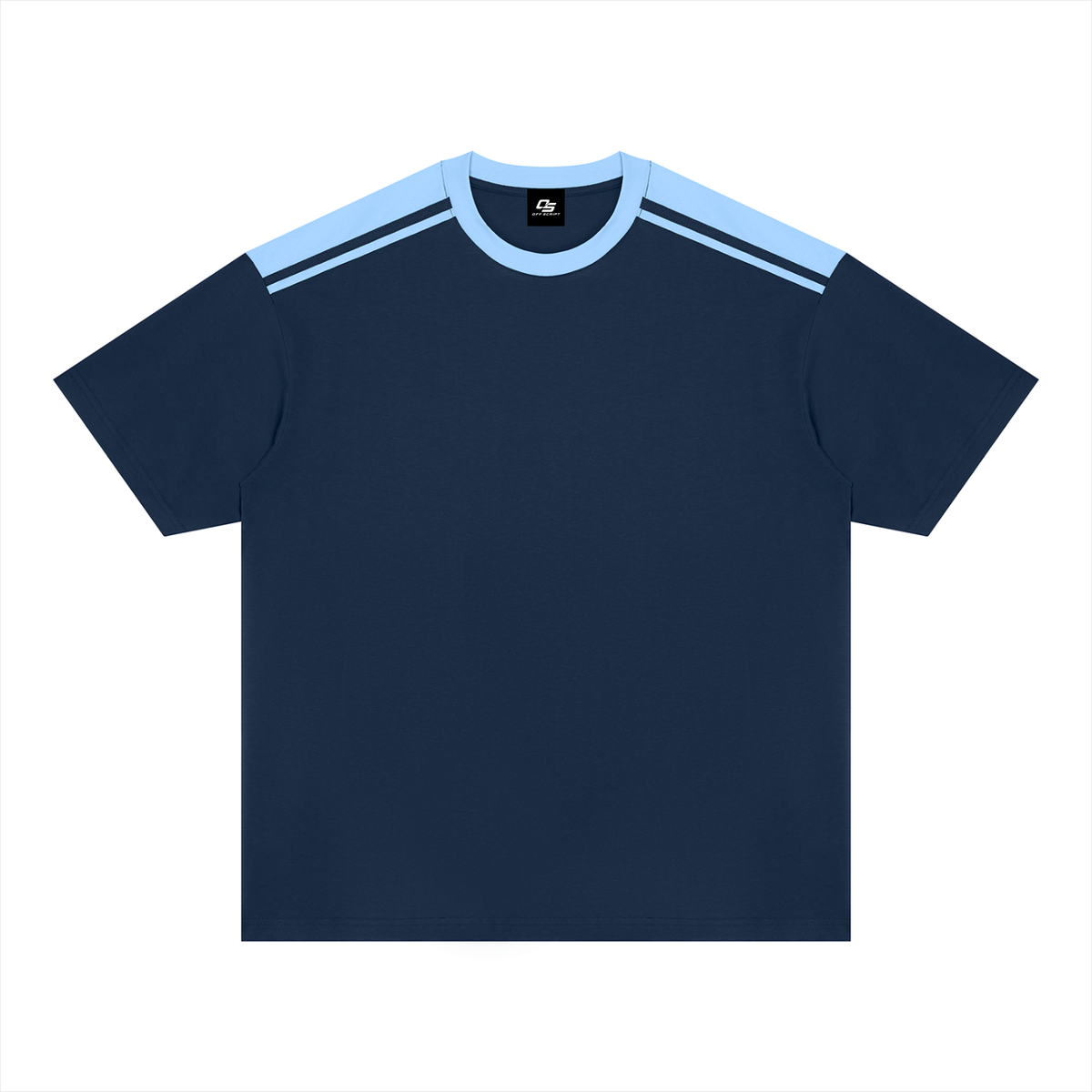 Unisex Color Block Loose T-Shirt