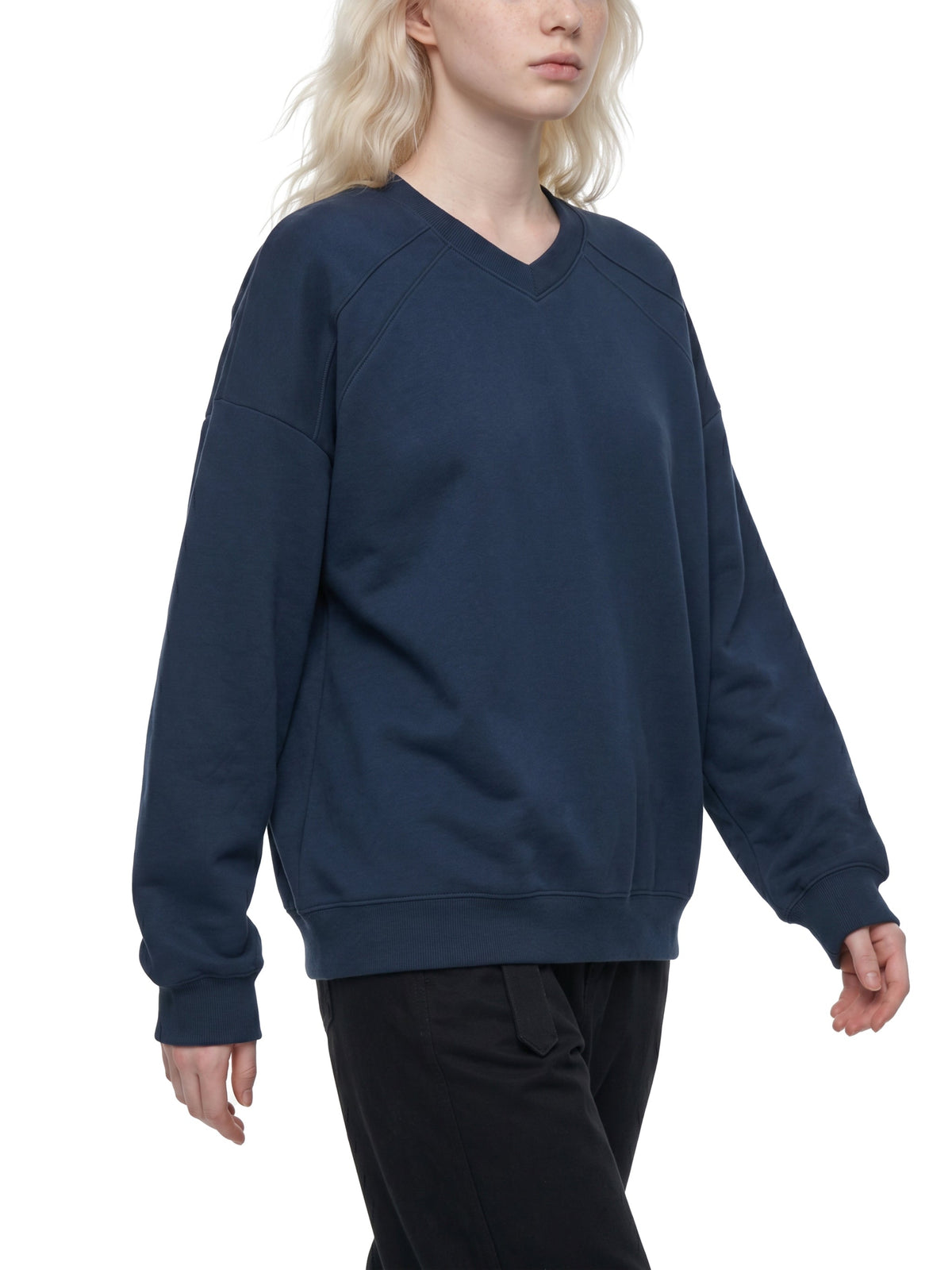Unisex Oversized V-Neck Sweatshirt