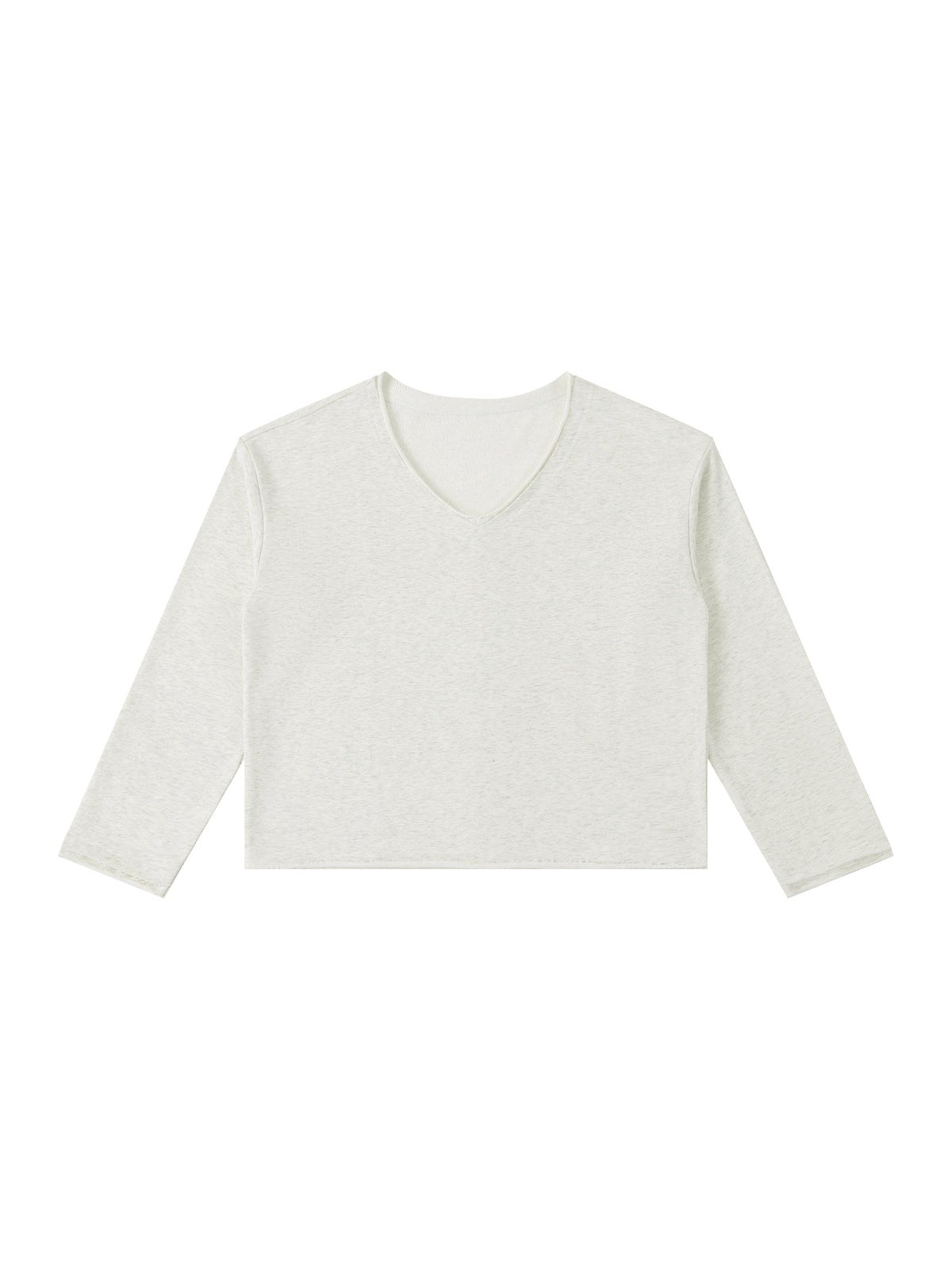 Women's Raw Hem Long Sleeve T-Shirt